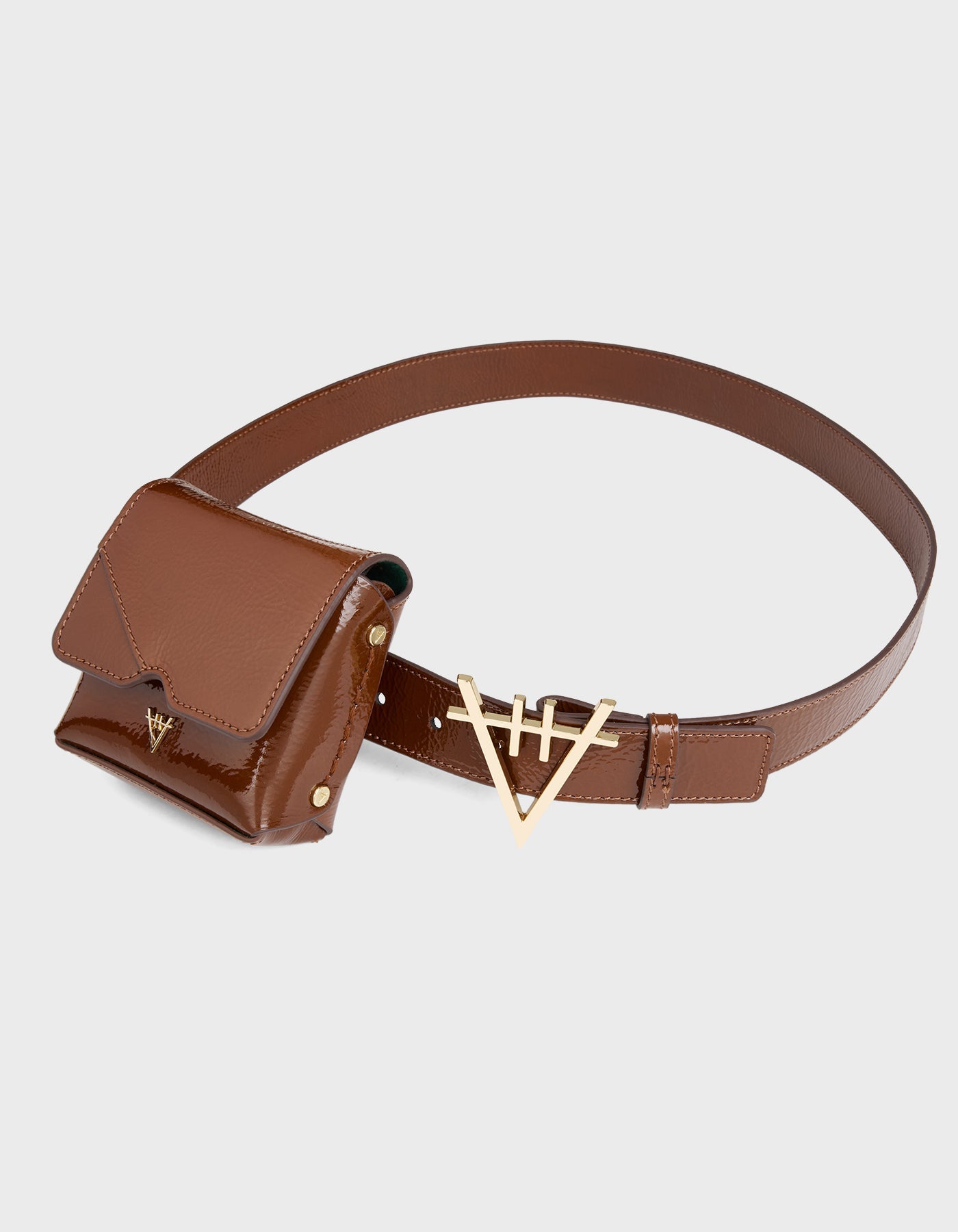 HiVa Atelier | Micro Mare Shoulder & Waist Bag WOOD | Her Tarza Uygun Deri Aksesuarlar