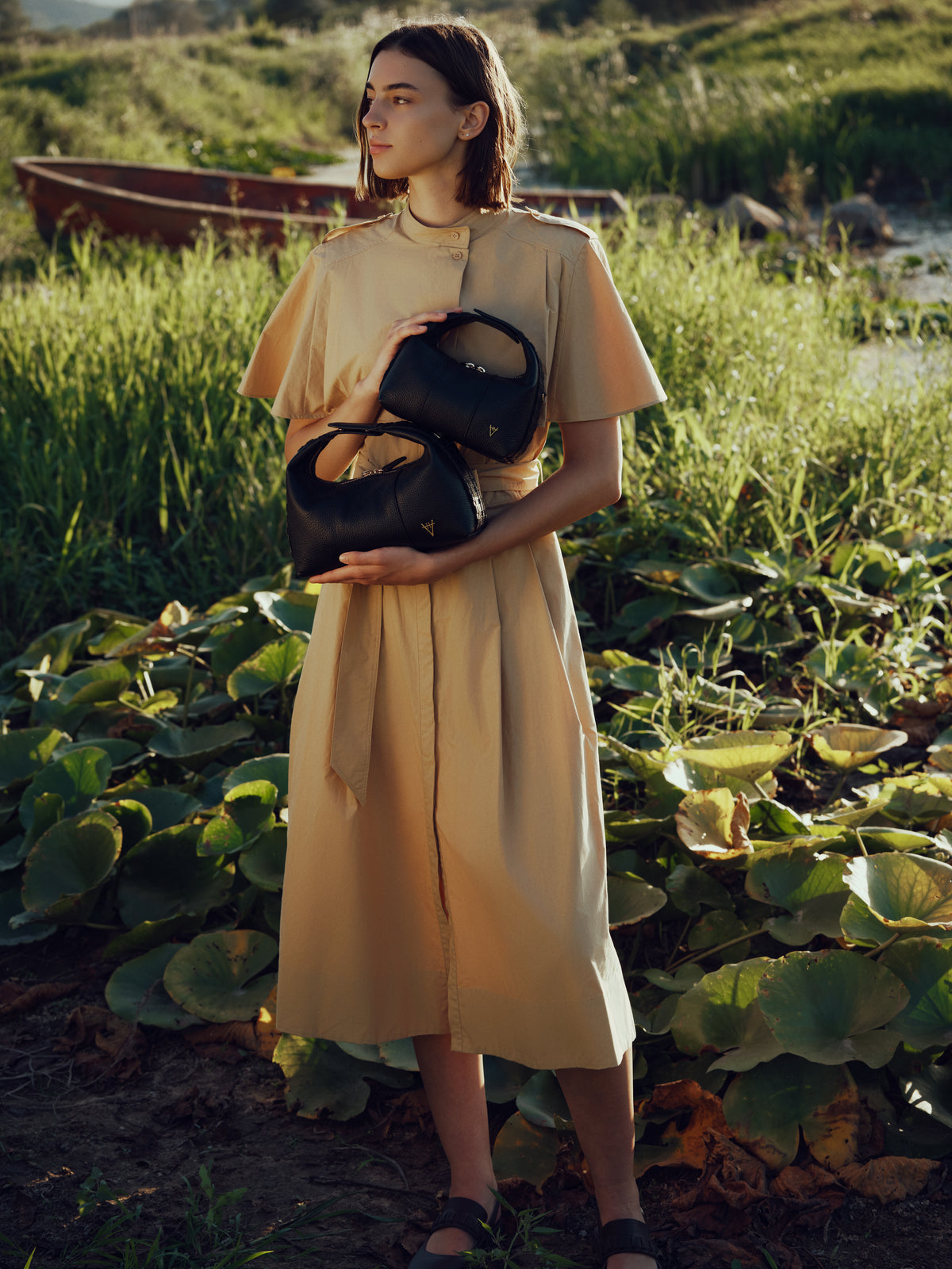 HiVa Atelier | Mini Croissant | Beautiful and Versatile Leather Accessories