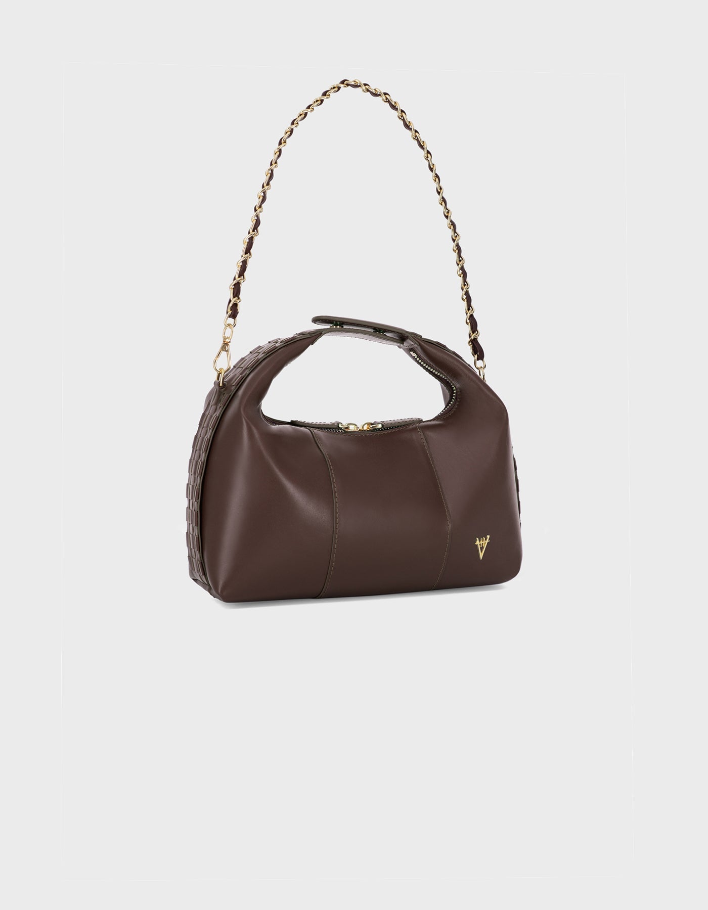 Hiva Atelier | Mini Croissant NUTSHELL | Beautiful and Versatile Leather Accessories
