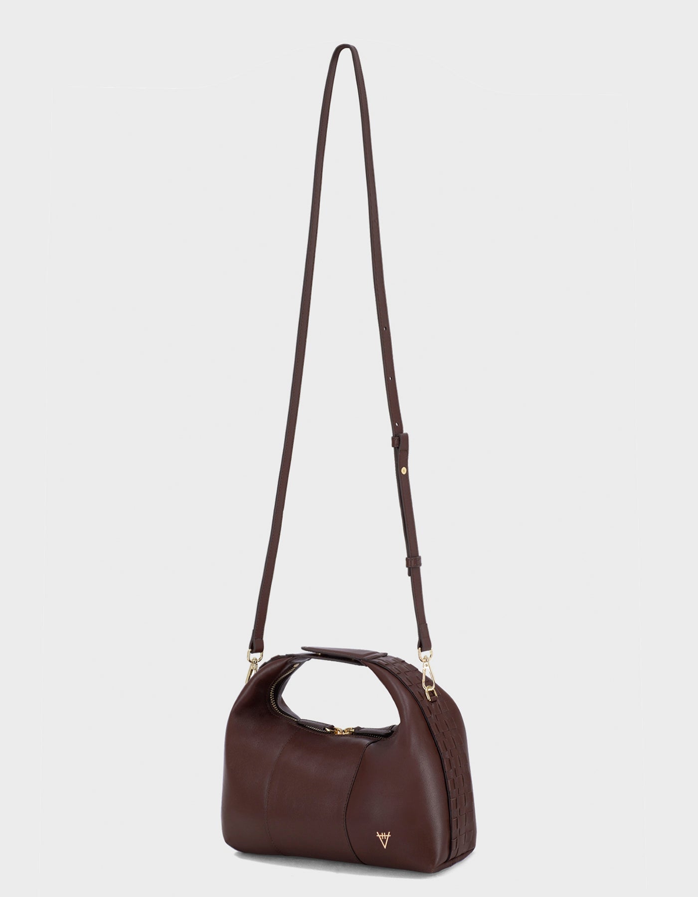 Hiva Atelier | Mini Croissant NUTSHELL | Beautiful and Versatile Leather Accessories