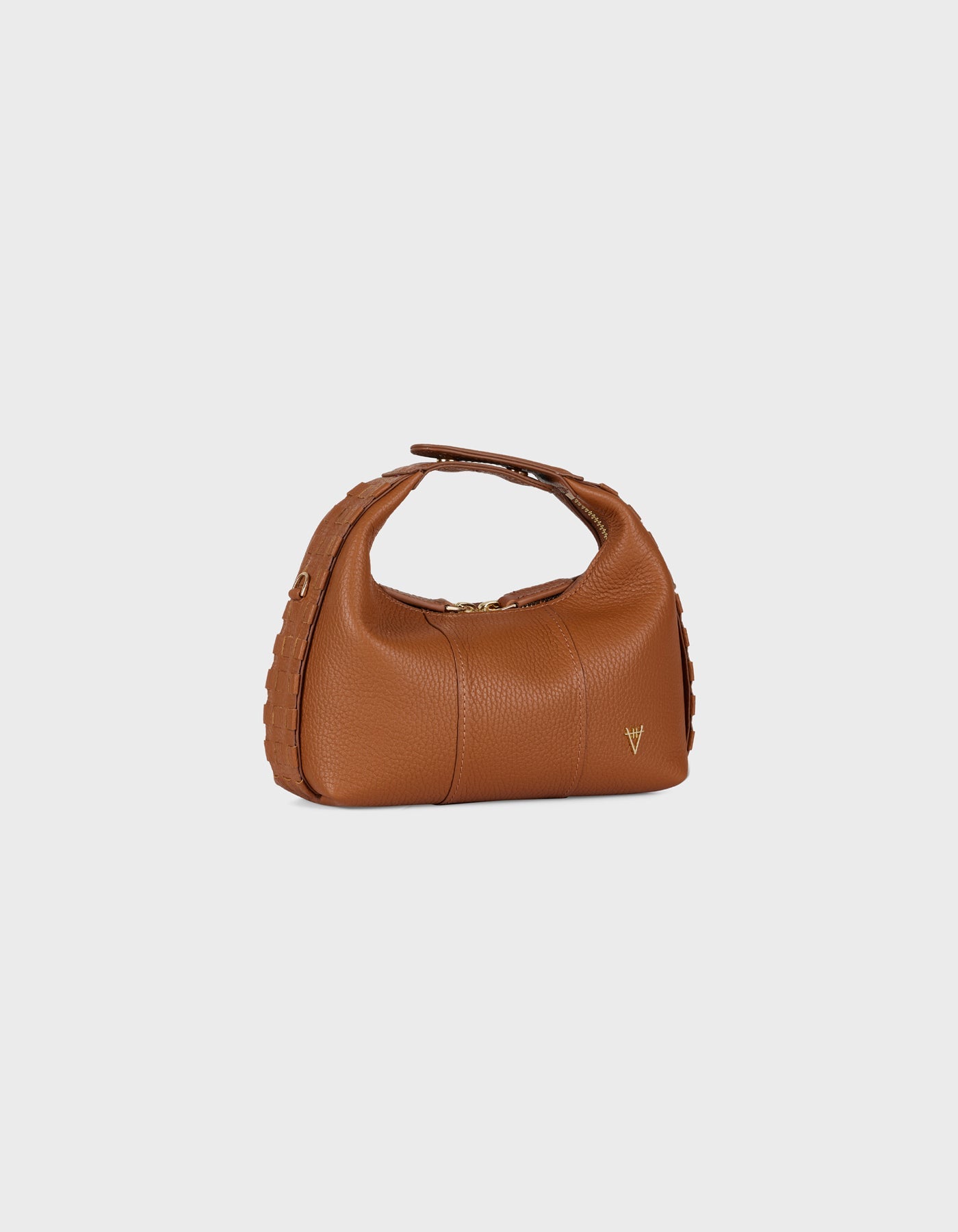 Hiva Atelier | Mini Croissant WOOD | Beautiful and Versatile Leather Accessories