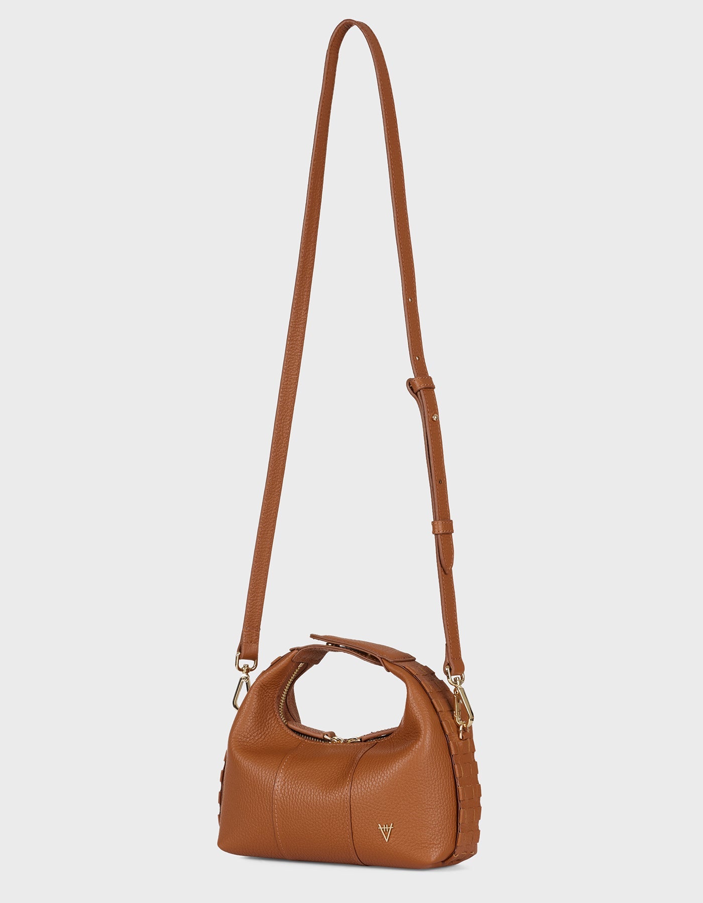 Hiva Atelier | Mini Croissant WOOD | Beautiful and Versatile Leather Accessories