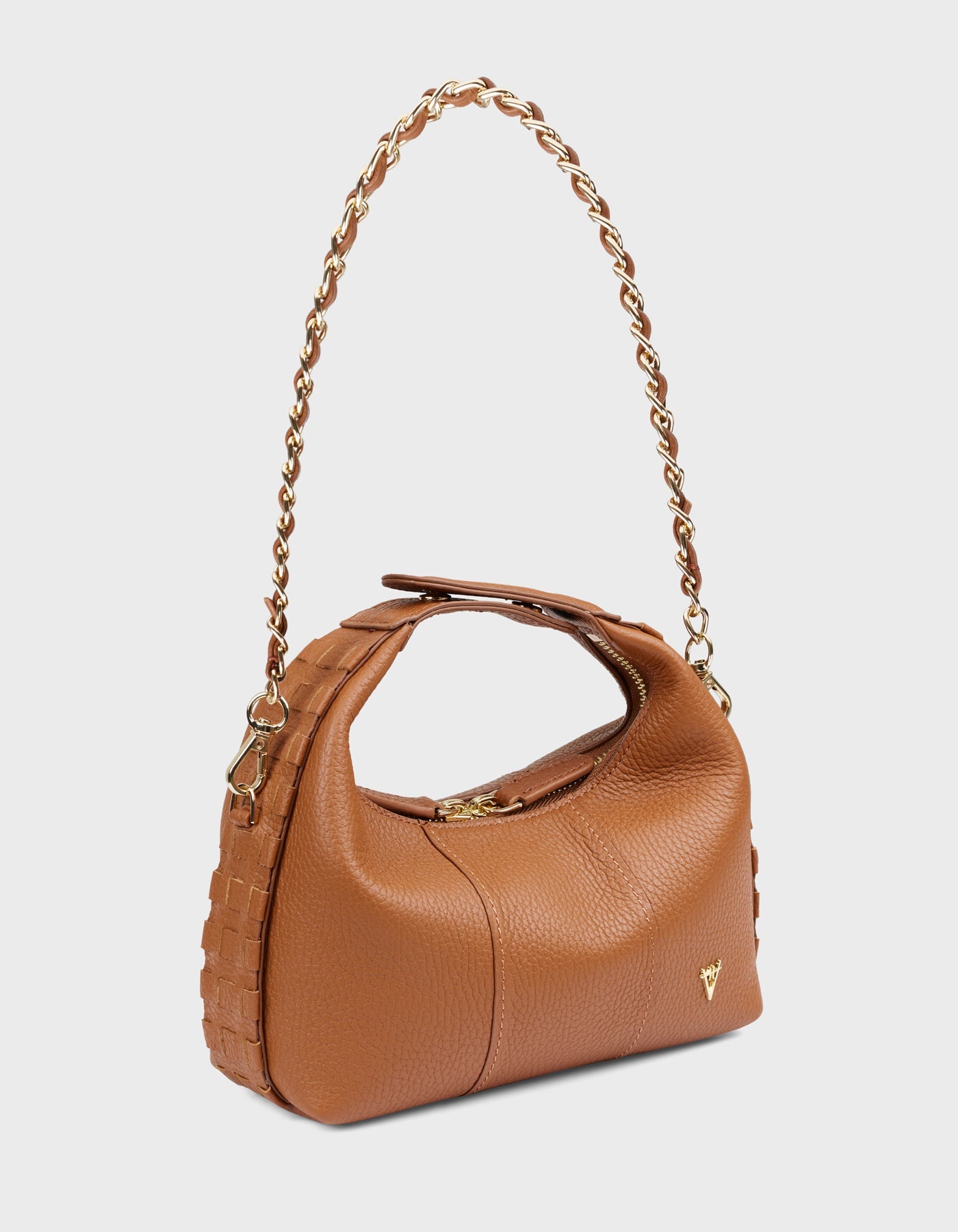 Hiva Atelier | Mini Croissant WOOD | Beautiful and Versatile Leather Accessories