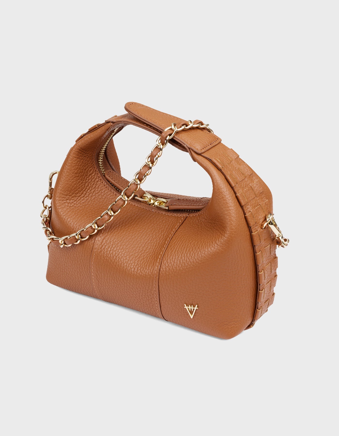 Hiva Atelier | Mini Croissant WOOD | Beautiful and Versatile Leather Accessories
