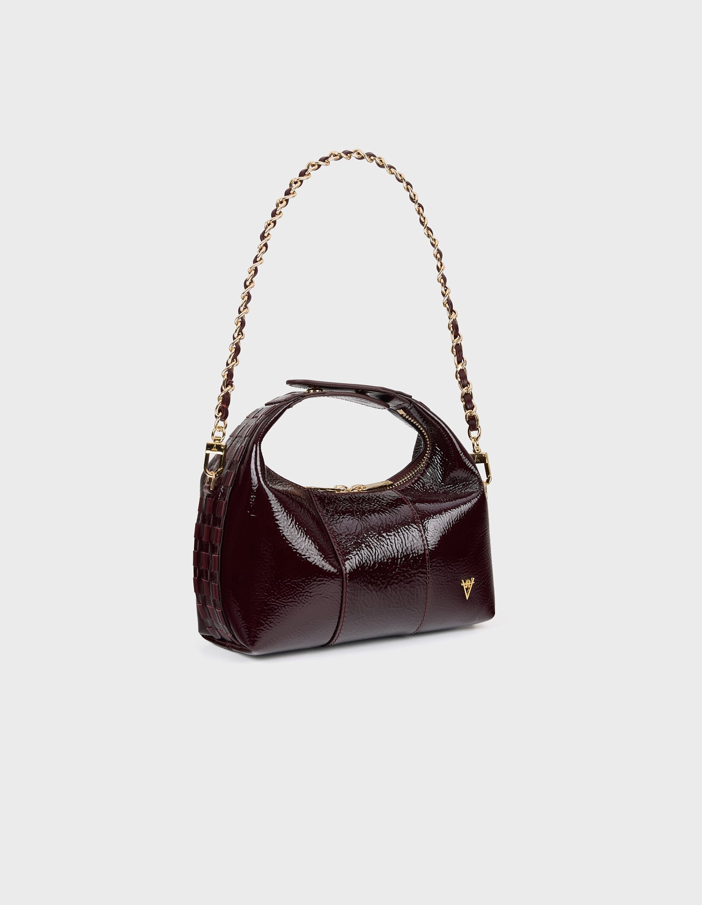 Hiva Atelier | Mini Croissant RASPBERRY | Beautiful and Versatile Leather Accessories