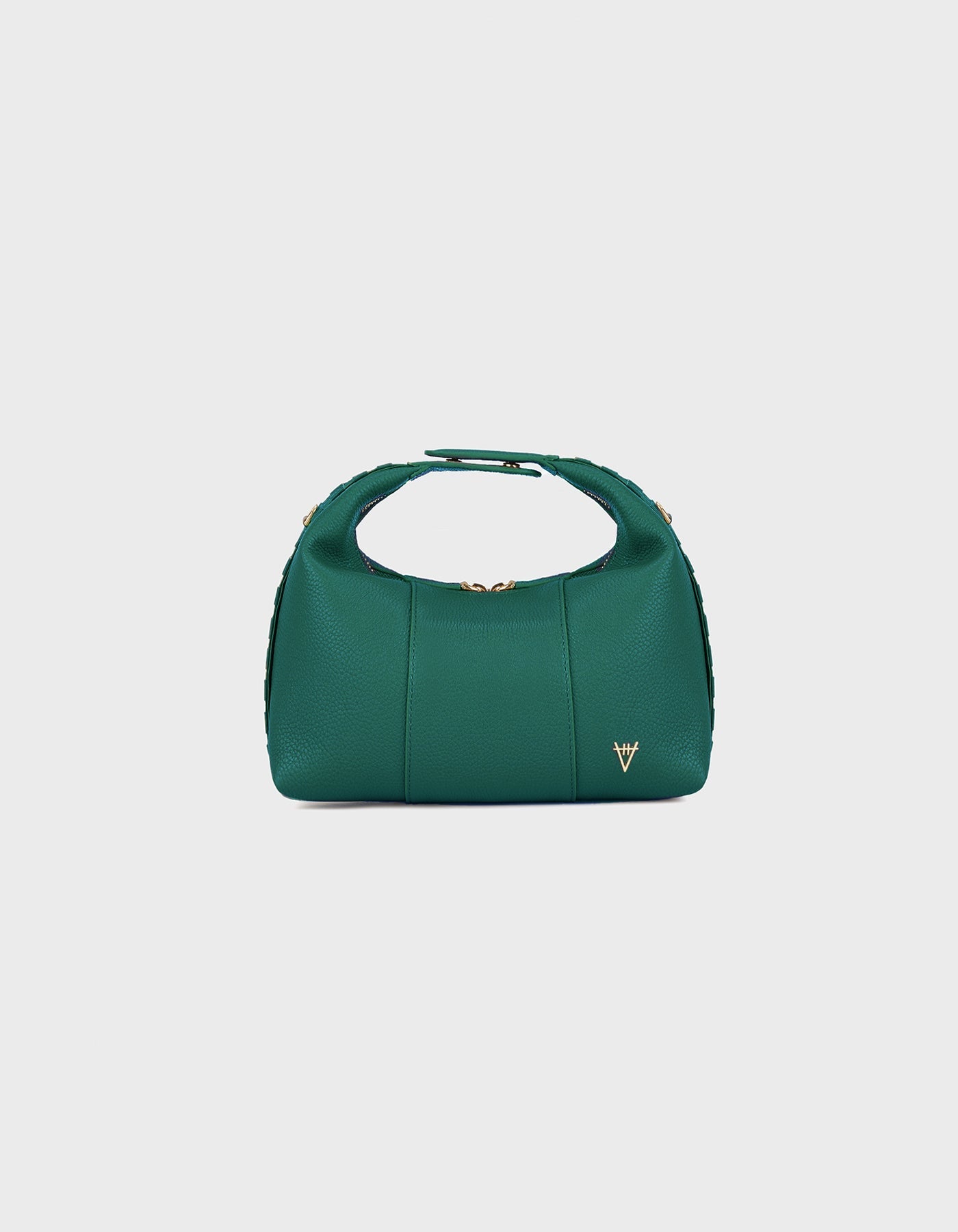 Hiva Atelier | Mini Croissant FOREST GREEN | Her Tarza Uygun Deri Aksesuarlar