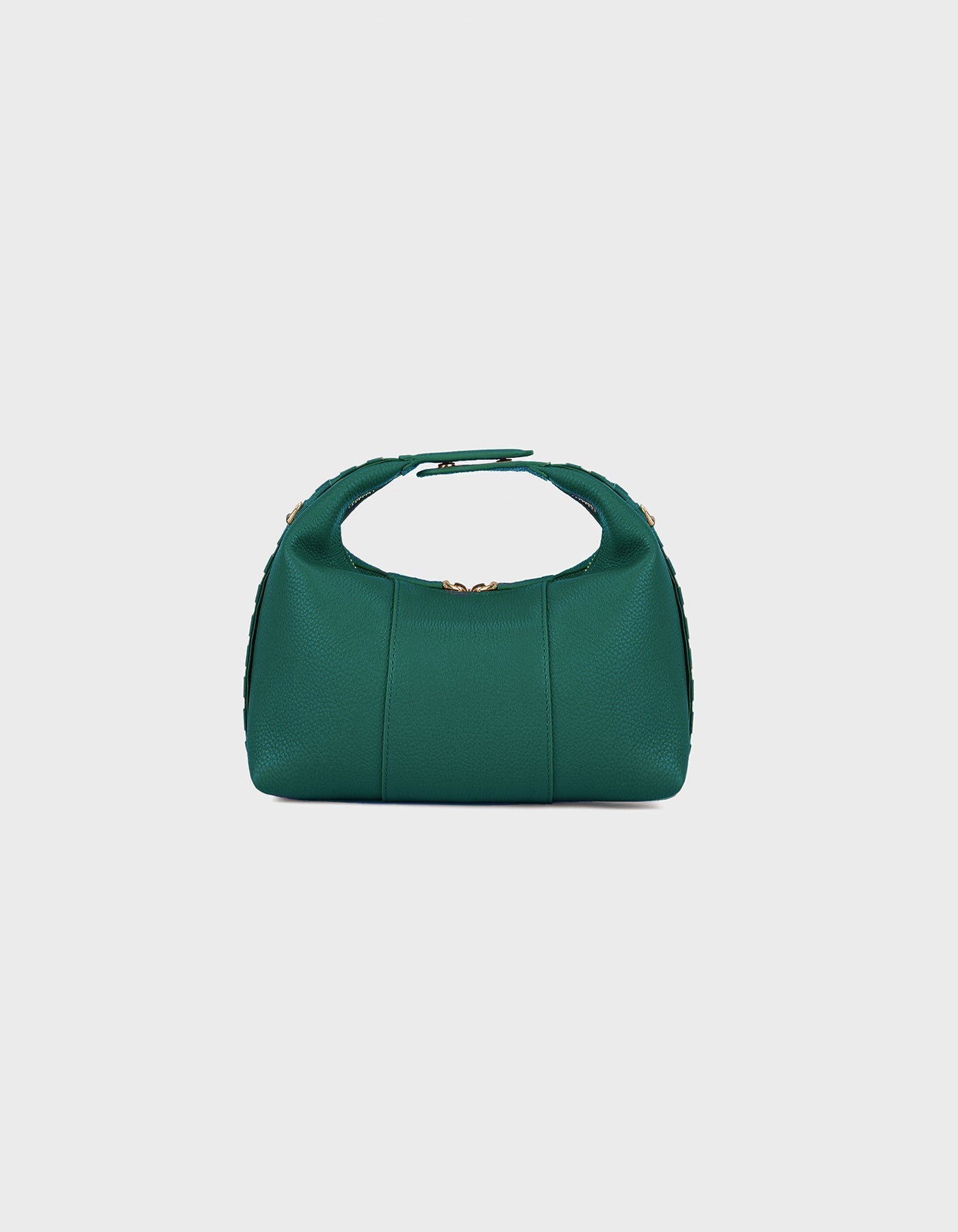 Hiva Atelier | Mini Croissant FOREST GREEN | Beautiful and Versatile Leather Accessories
