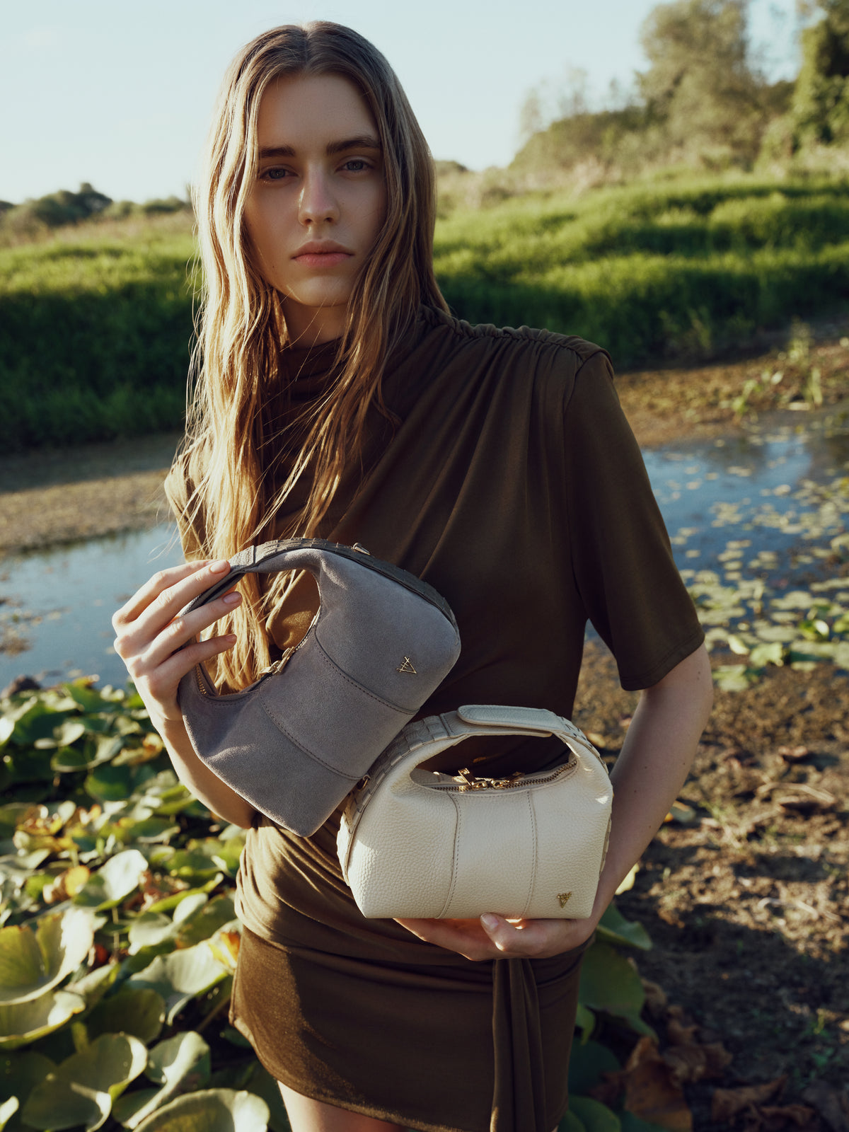 HiVa Atelier | Mini Croissant | Beautiful and Versatile Leather Accessories