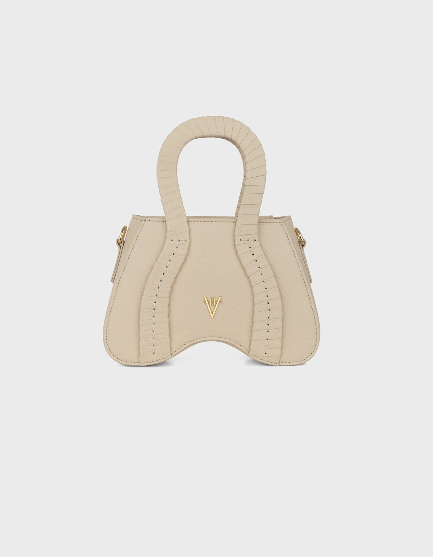 Hiva Atelier | Pera Mini Shoulder Bag BONE | Her Tarza Uygun Deri Aksesuarlar
