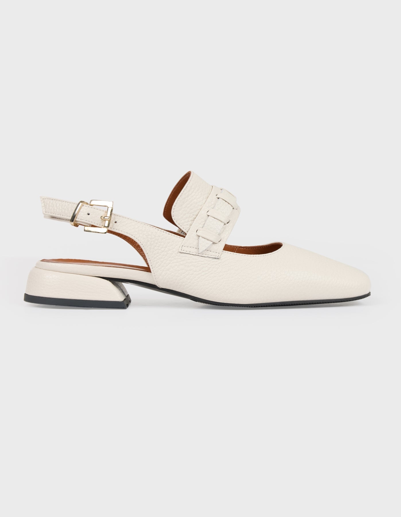 Hiva Atelier | Mary Jane Flat Bone | Beautiful and Versatile Leather Accessories