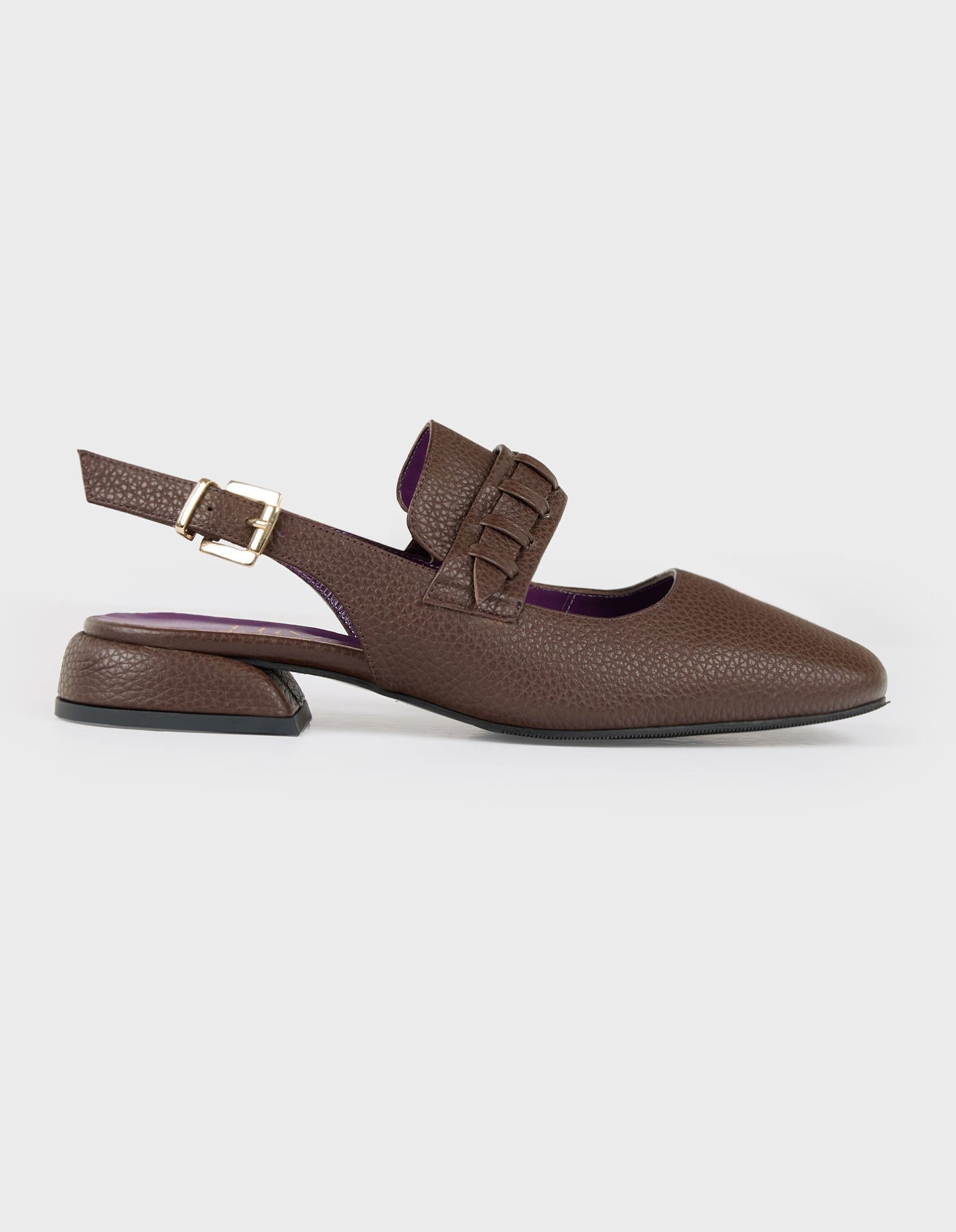Hiva Atelier | Mary Jane Flat Nutshell | Beautiful and Versatile Leather Accessories
