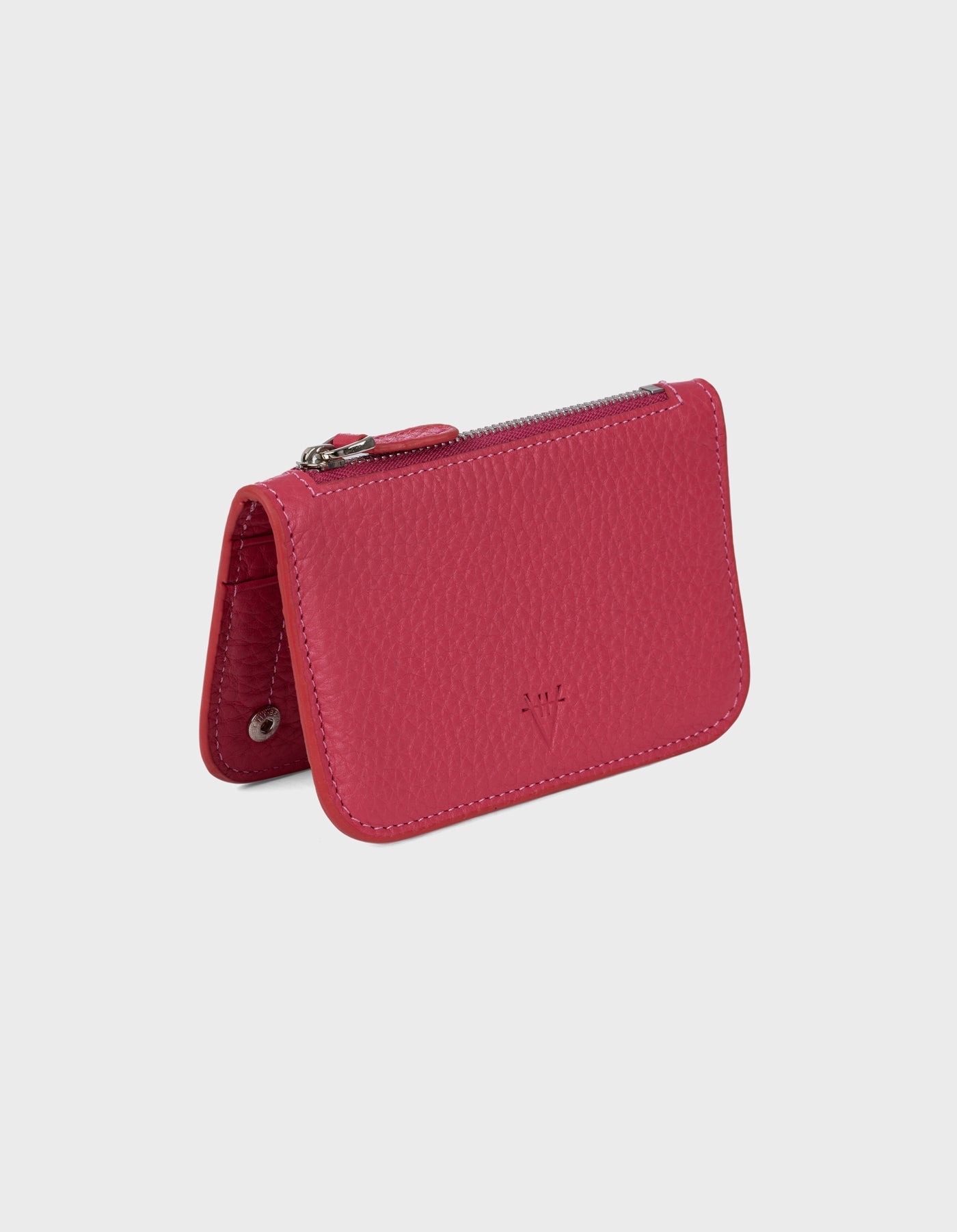 Hiva Atelier | Alae Coin Purse & Card Holder Fuchsia | Beautiful and Versatile Leather Accessories