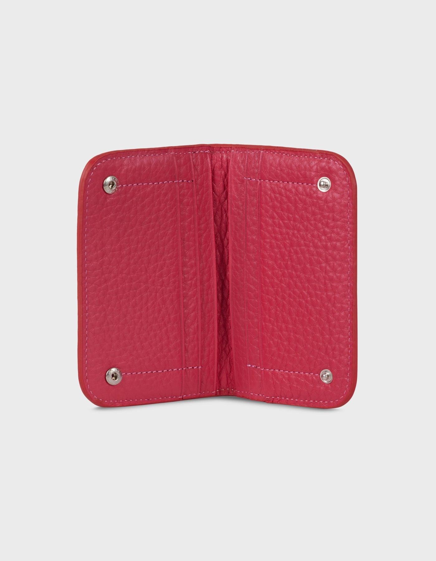 Hiva Atelier | Alae Coin Purse & Card Holder Fuchsia | Beautiful and Versatile Leather Accessories