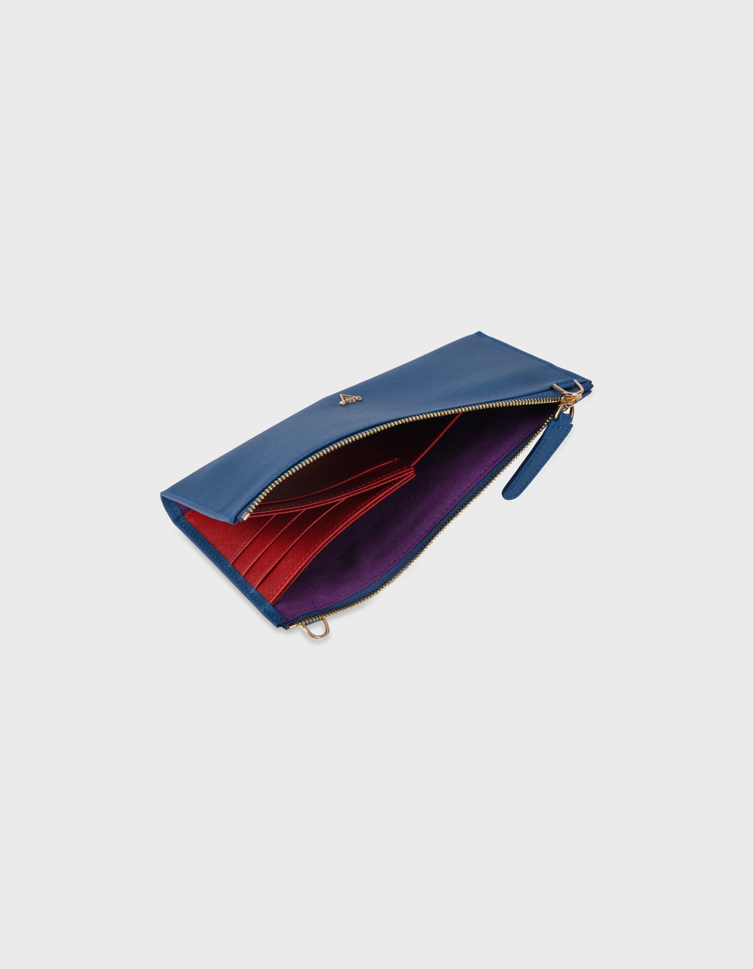 HiVa Atelier | Omnia Clutch Bag BLUE SAPPHIRE | Beautiful and Versatile Leather Accessories