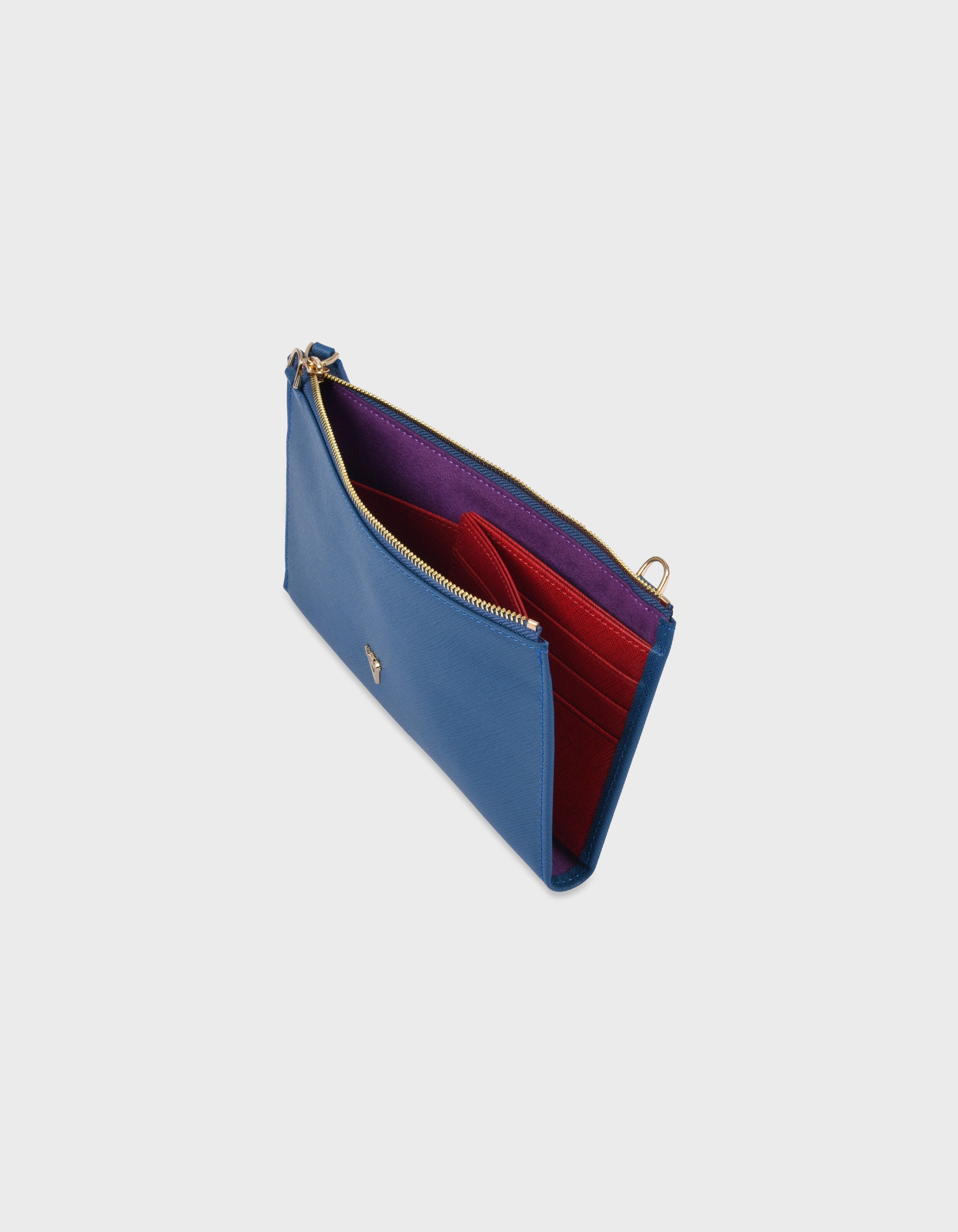HiVa Atelier | Omnia Clutch Bag BLUE SAPPHIRE | Beautiful and Versatile Leather Accessories