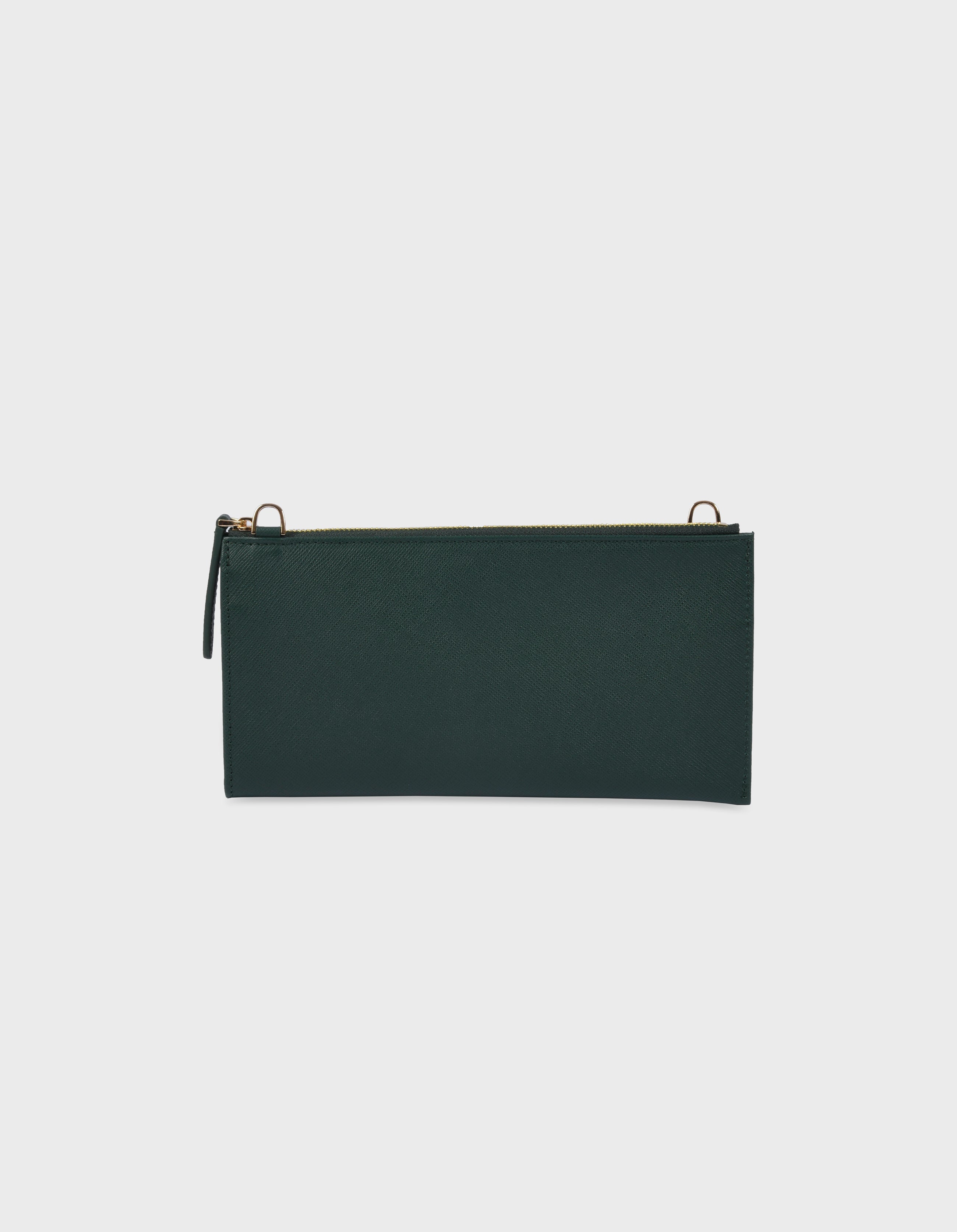 HiVa Atelier | Omnia Clutch Bag FOREST GREEN | Beautiful and Versatile Leather Accessories