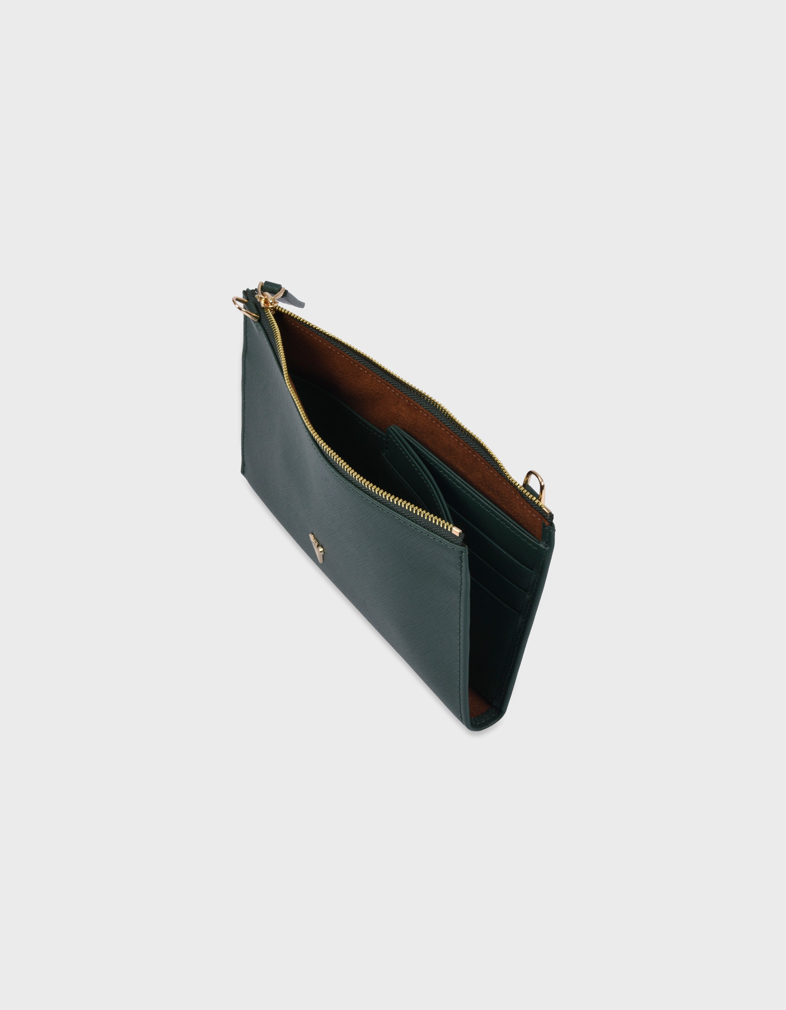 HiVa Atelier | Omnia Clutch Bag FOREST GREEN | Her Tarza Uygun Deri Aksesuarlar