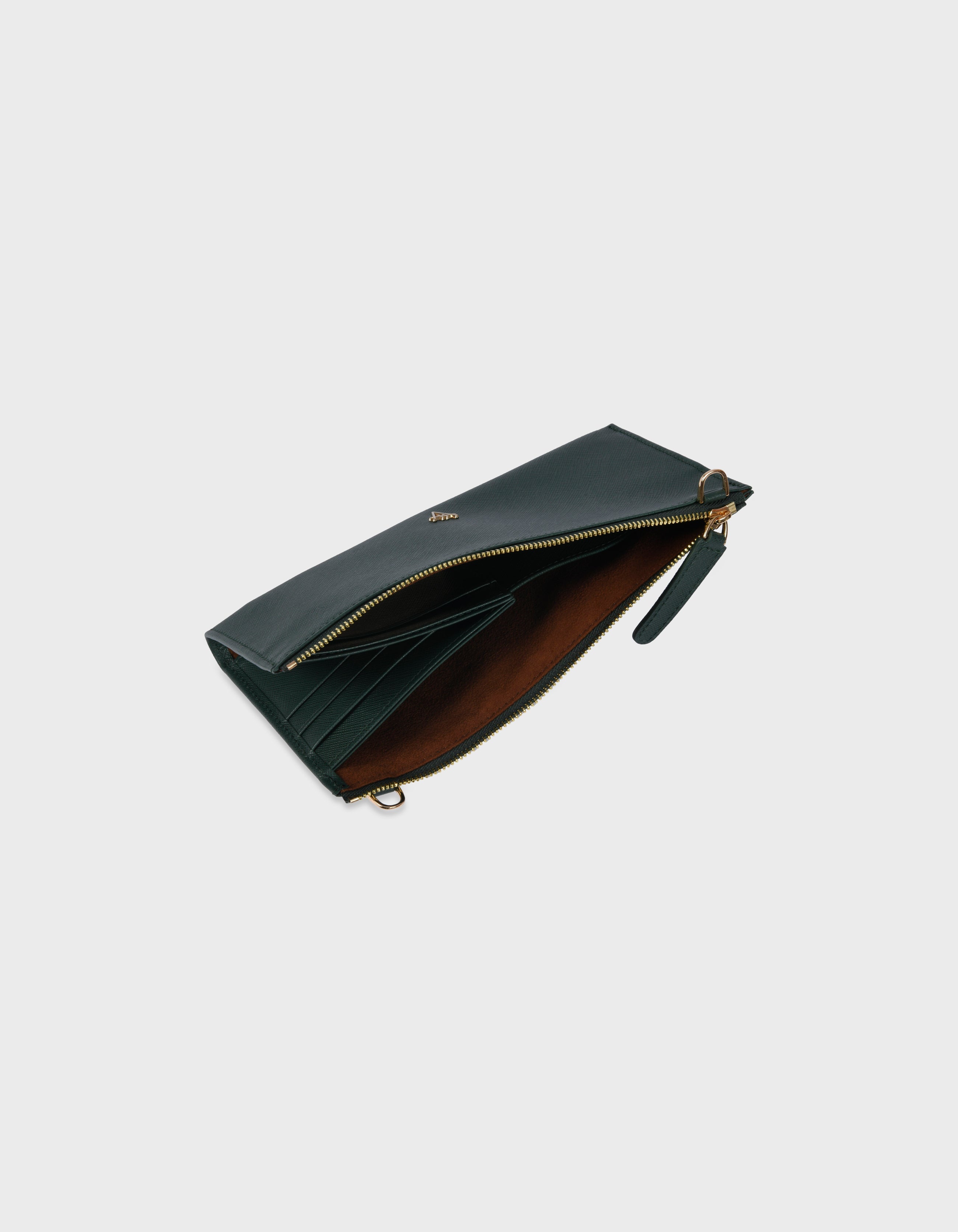 HiVa Atelier | Omnia Clutch Bag FOREST GREEN | Beautiful and Versatile Leather Accessories