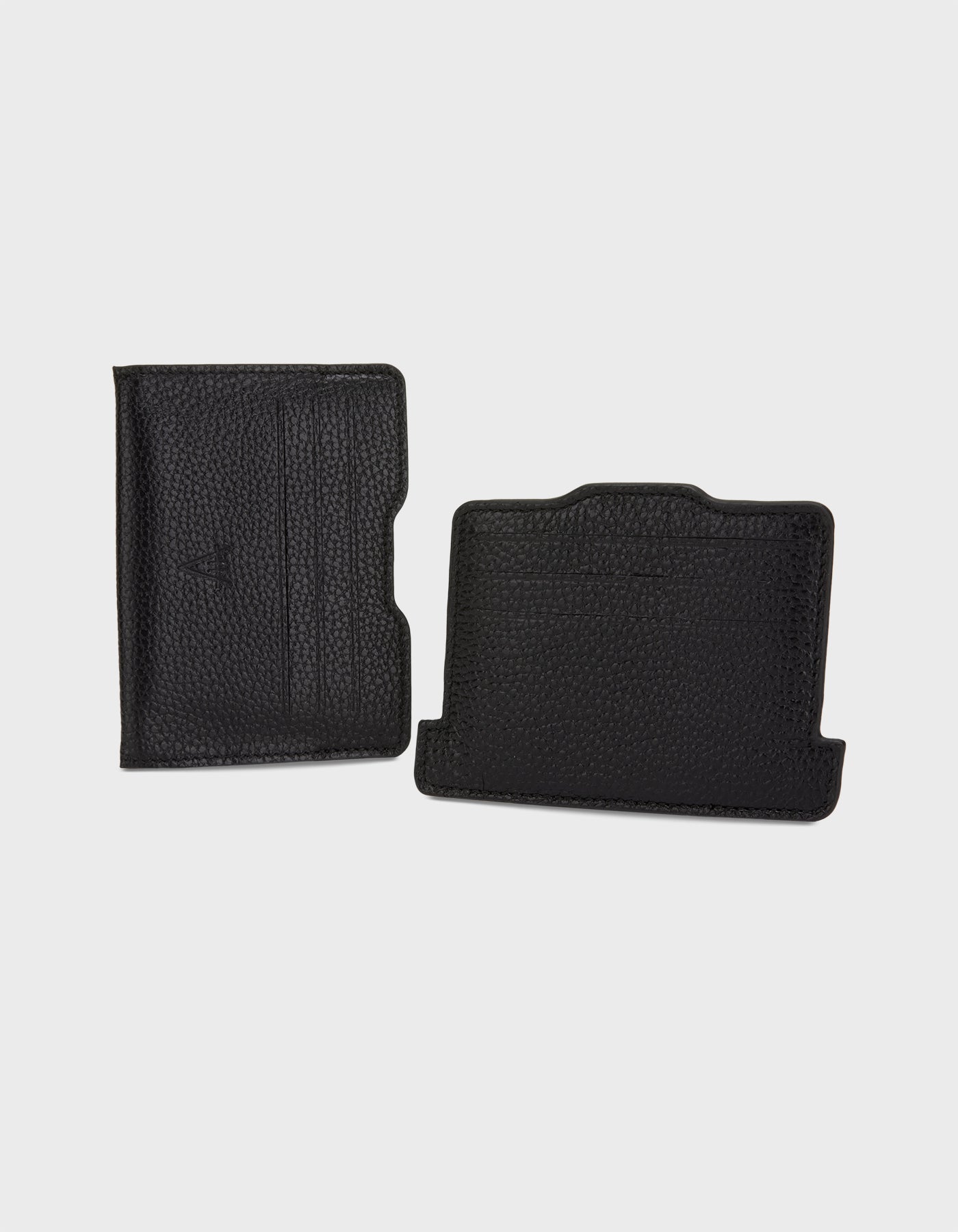 Hiva Atelier | Double Card Holder BLACK | Beautiful and Versatile Leather Accessories