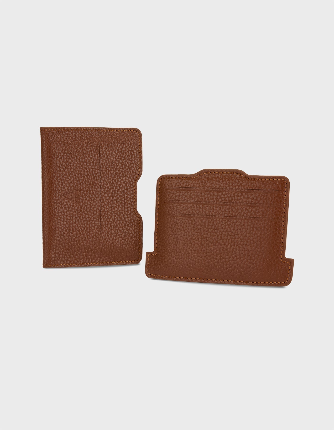 Hiva Atelier | Double Card Holder WOOD | Beautiful and Versatile Leather Accessories