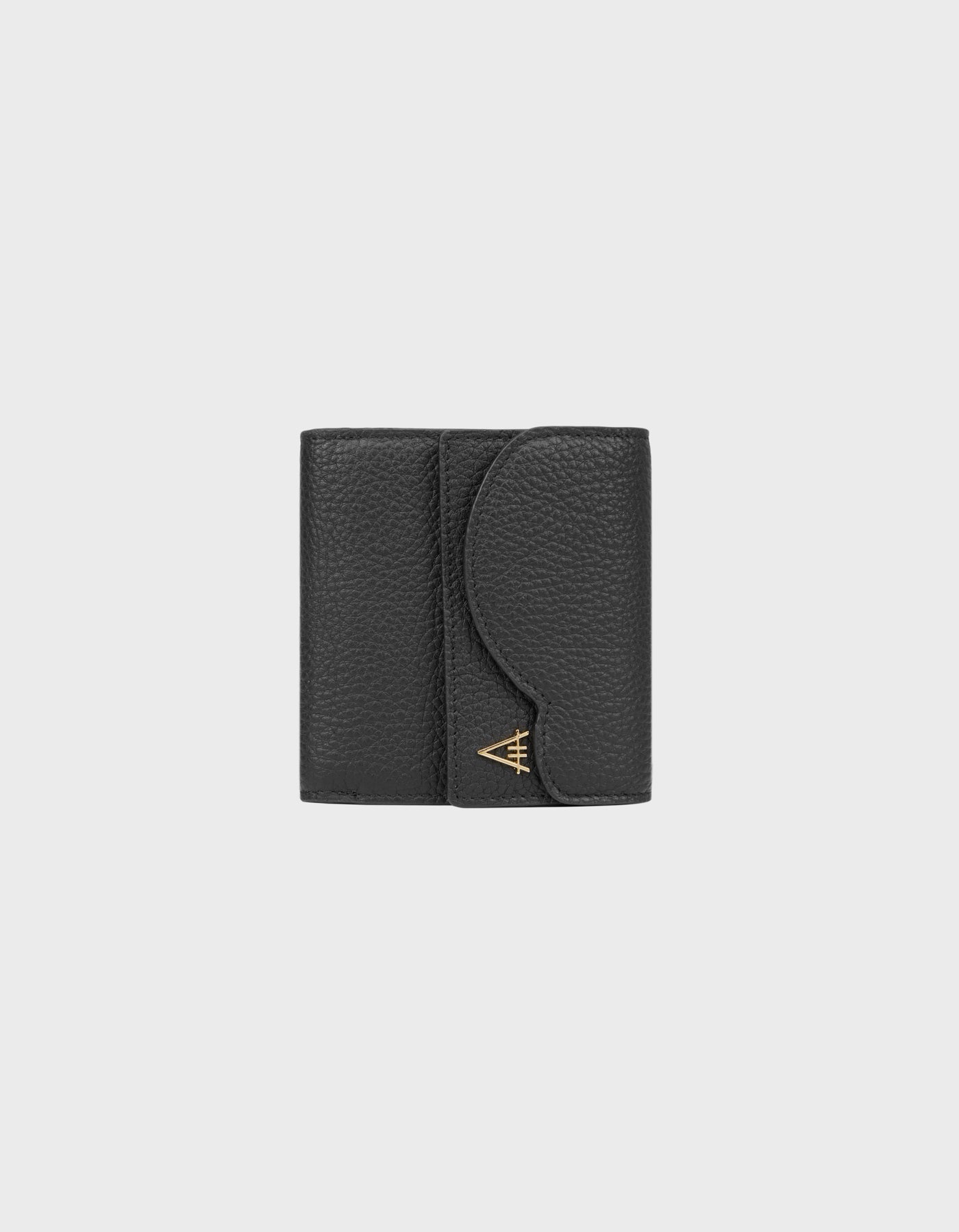 HiVa Atelier | Larus Compact Wallet BLACK | Beautiful and Versatile Leather Accessories