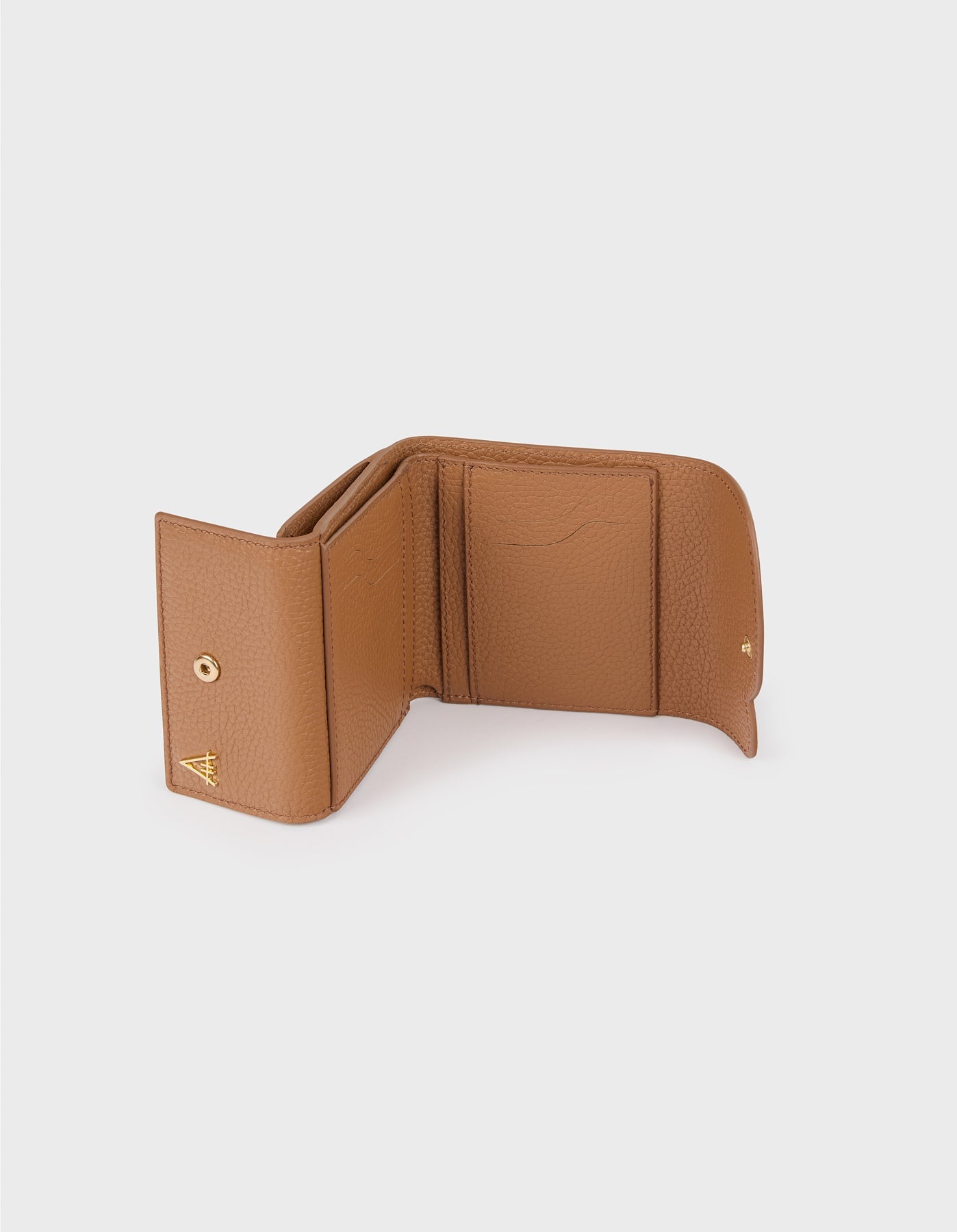 HiVa Atelier | Larus Compact Wallet WOOD | Beautiful and Versatile Leather Accessories
