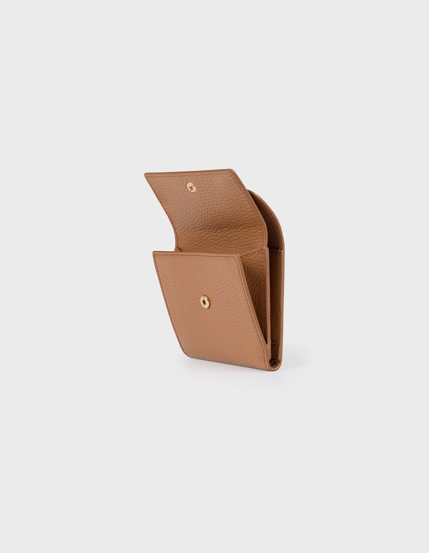 HiVa Atelier | Larus Compact Wallet WOOD | Beautiful and Versatile Leather Accessories