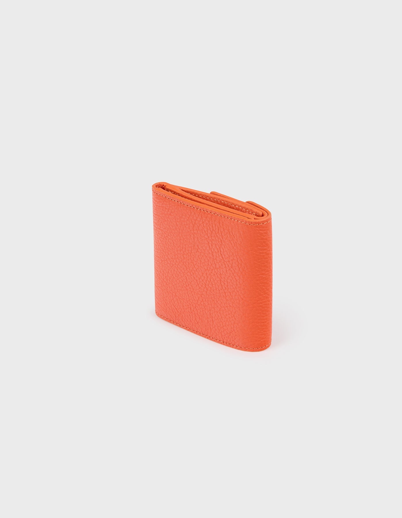 HiVa Atelier | Larus Compact Wallet ORANGE | Beautiful and Versatile Leather Accessories