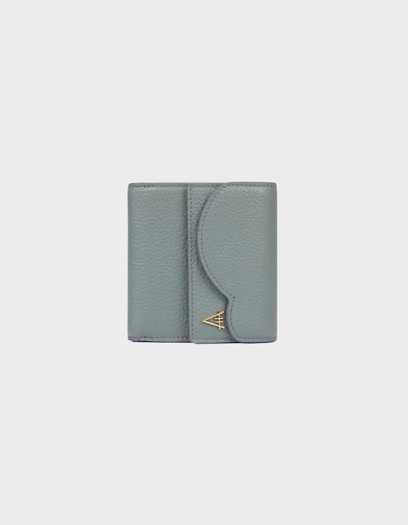 HiVa Atelier | Larus Compact Wallet DUSTY BLUE | Beautiful and Versatile Leather Accessories