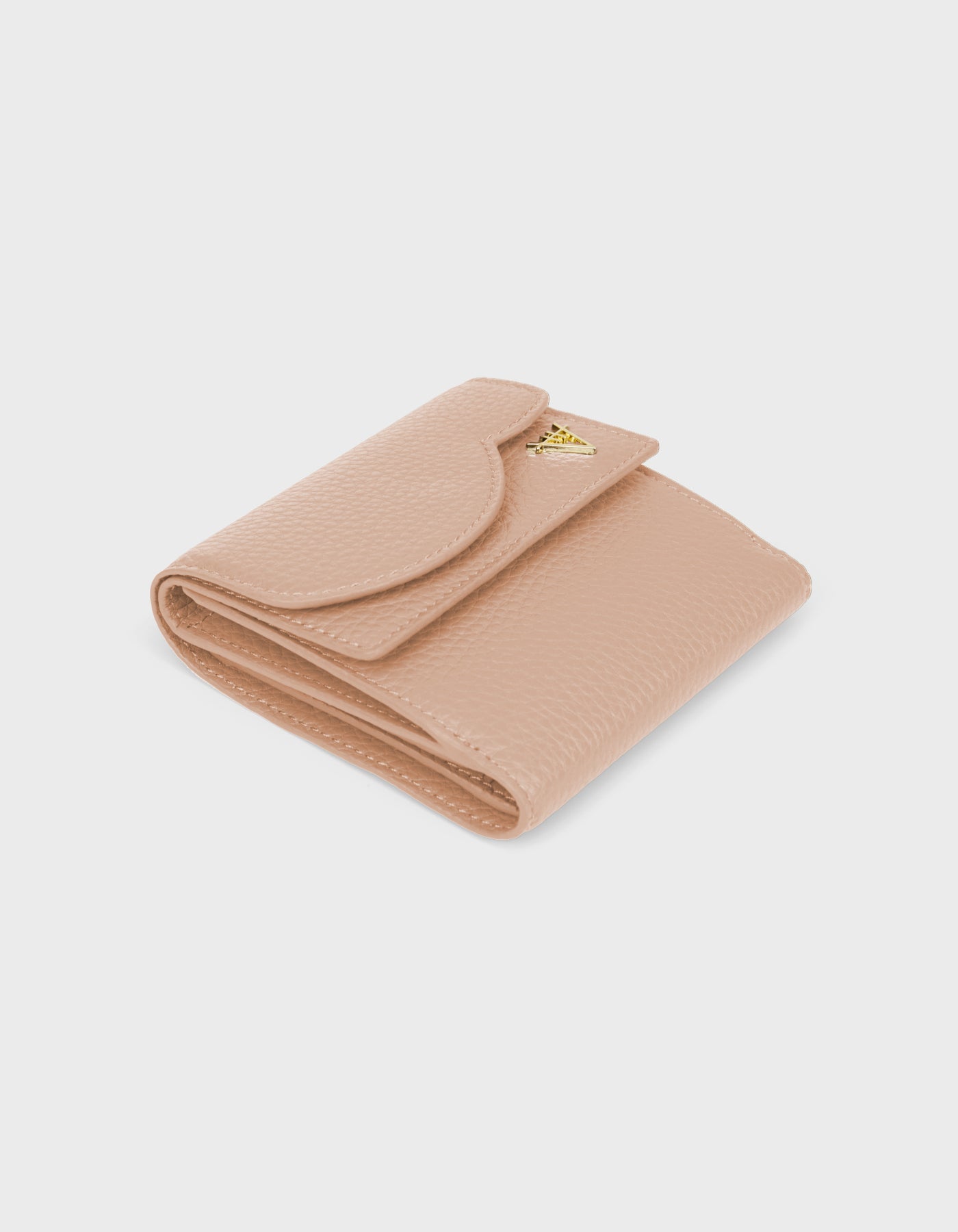 HiVa Atelier | Larus Compact Wallet NUDE | Beautiful and Versatile Leather Accessories