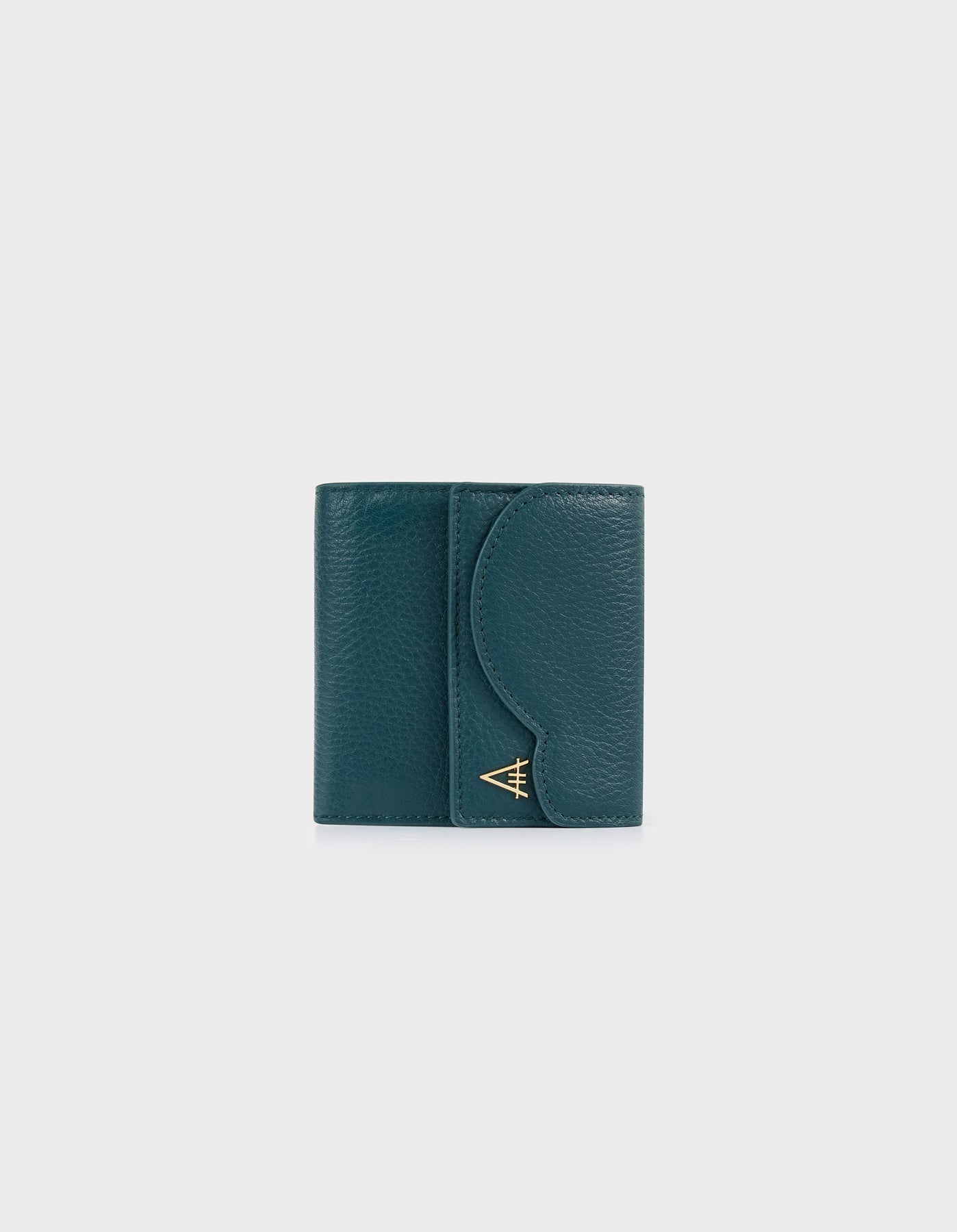 HiVa Atelier | Larus Compact Wallet PETROL BLUE | Beautiful and Versatile Leather Accessories
