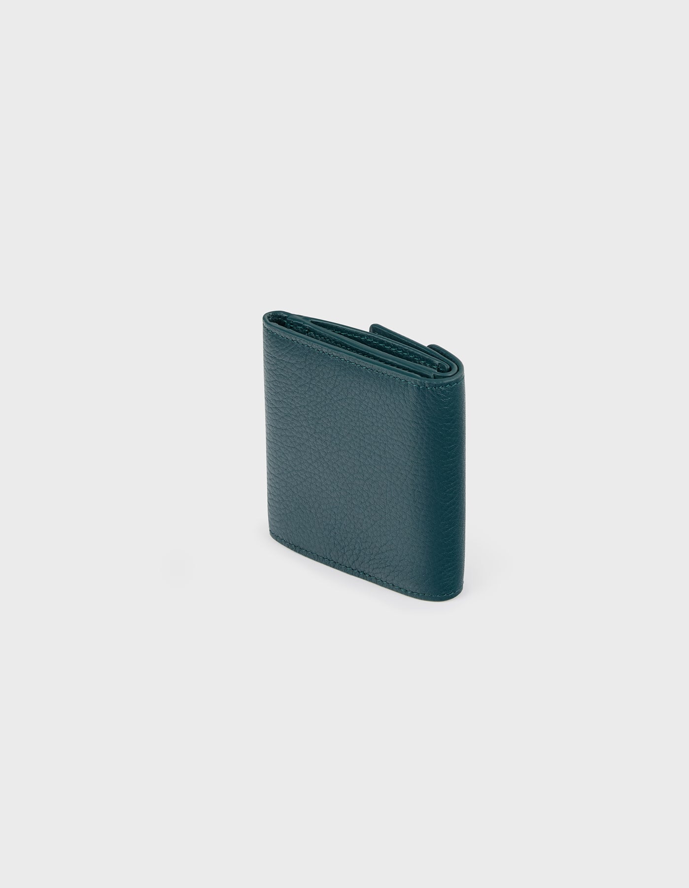 HiVa Atelier | Larus Compact Wallet PETROL BLUE | Her Tarza Uygun Deri Aksesuarlar