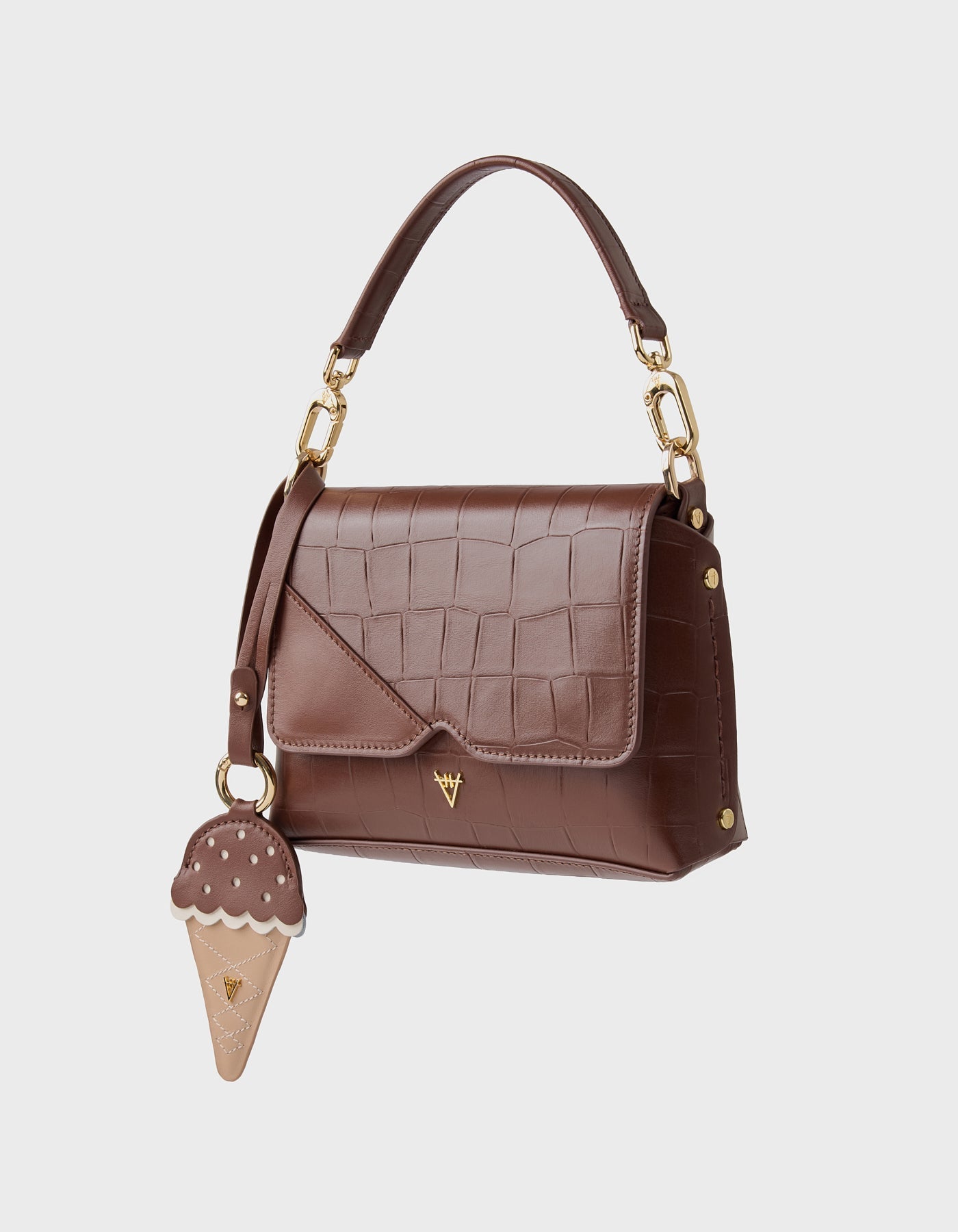 HiVa Atelier | Leather Ice Cream Charm | Beautiful and Versatile Leather Accessories