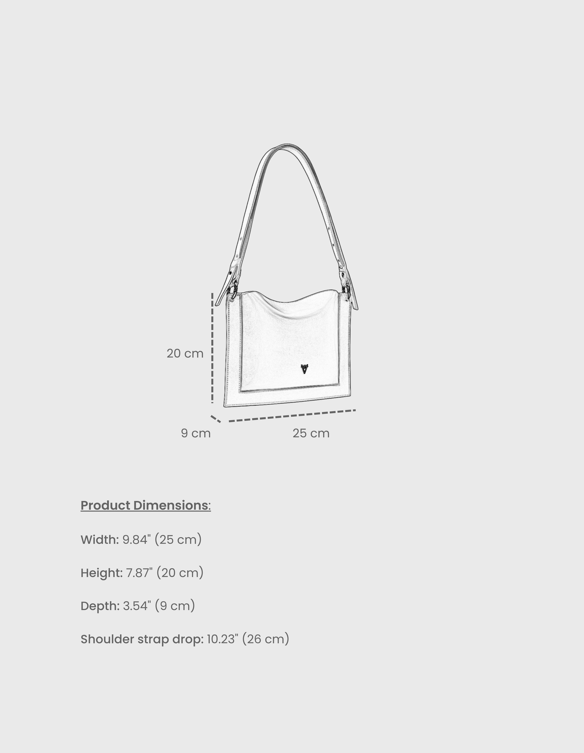 HiVa Atelier | Dalia Mini Sleek & Square Shoulder Bag | Beautiful and Versatile Leather Accessories