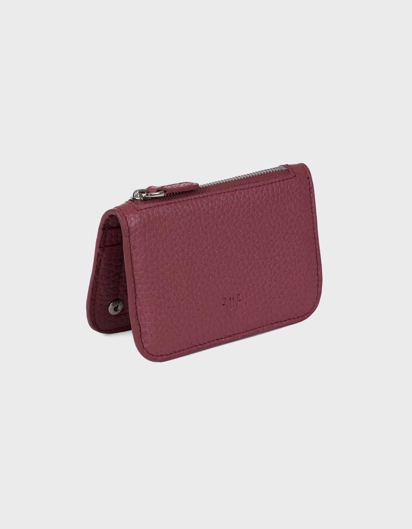 Hiva Atelier | Alae Coin Purse & Card Holder Light Burgundy | Beautiful and Versatile Leather Accessories