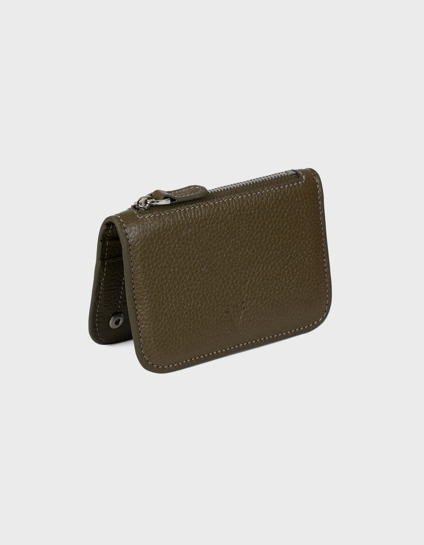 Hiva Atelier | Alae Coin Purse & Card Holder Khaki | Beautiful and Versatile Leather Accessories