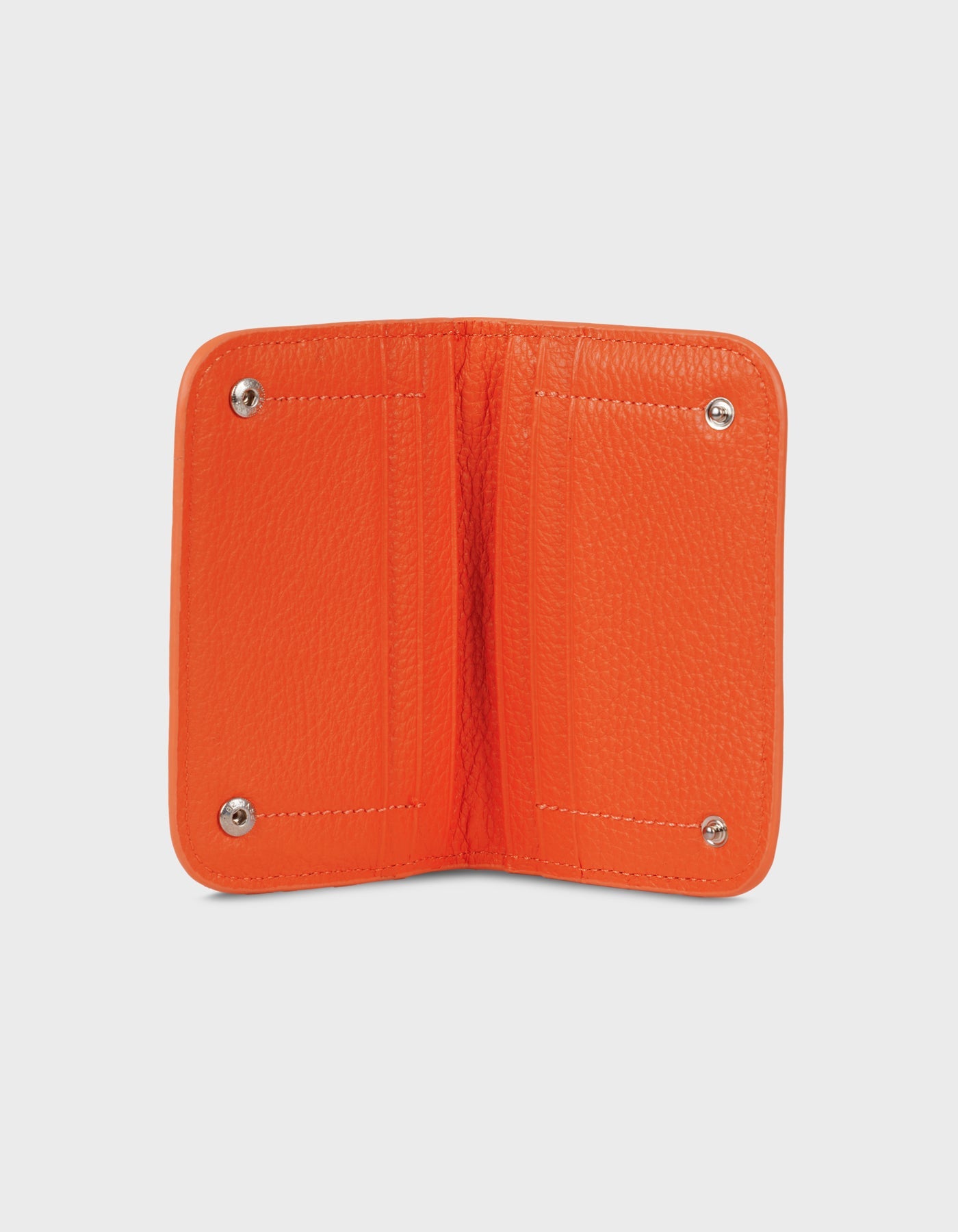 Hiva Atelier | Alae Coin Purse & Card Holder Orange | Beautiful and Versatile Leather Accessories
