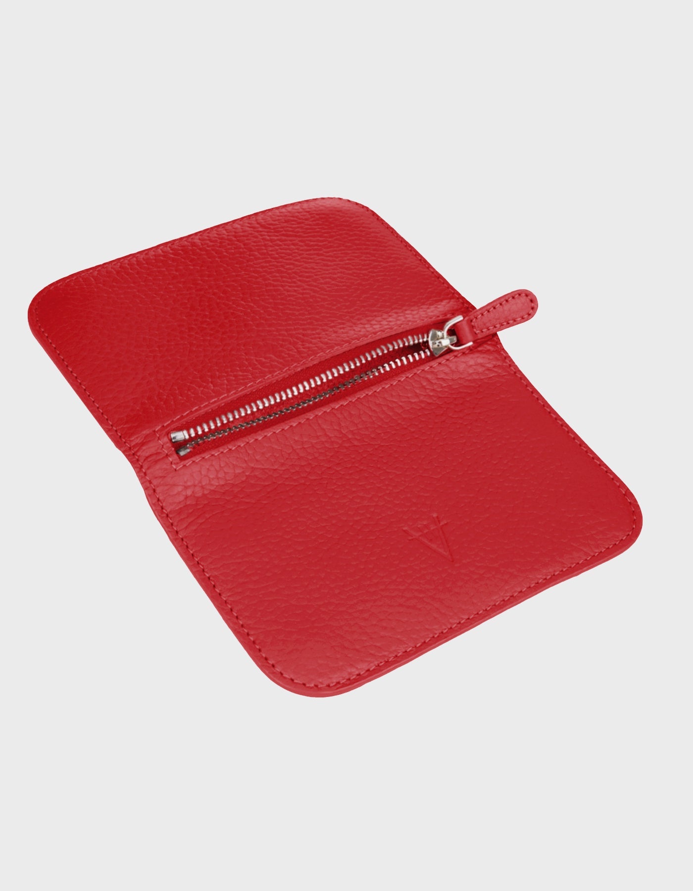 Hiva Atelier | Alae Coin Purse & Card Holder Red | Beautiful and Versatile Leather Accessories