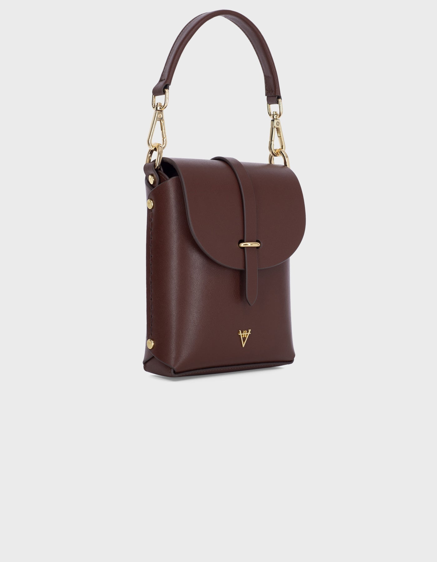 Hiva Atelier | Astrum Shoulder Bag NUTSHELL | Beautiful and Versatile Leather Accessories