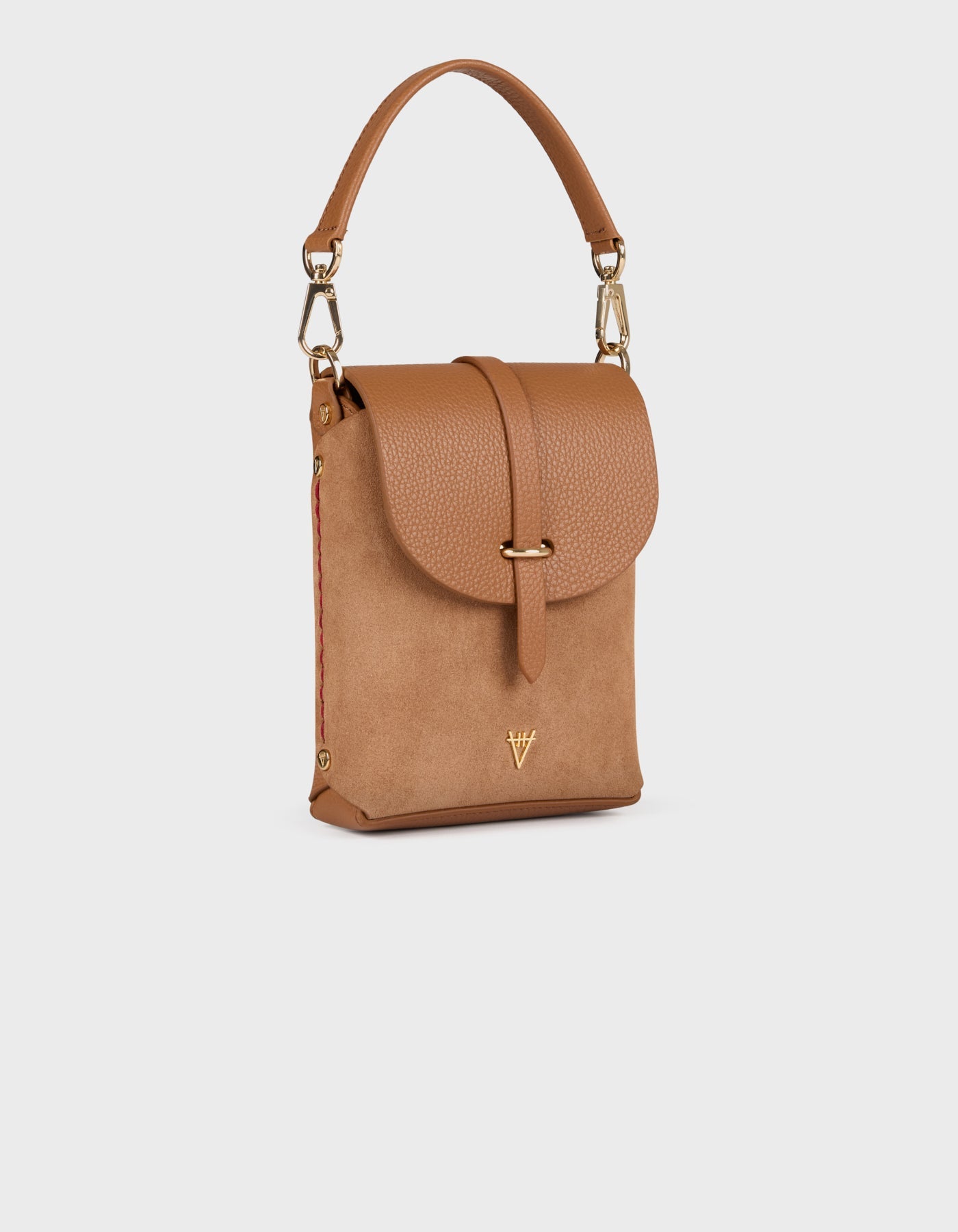 Hiva Atelier | Astrum Shoulder Bag WOOD SUEDE | Beautiful and Versatile Leather Accessories