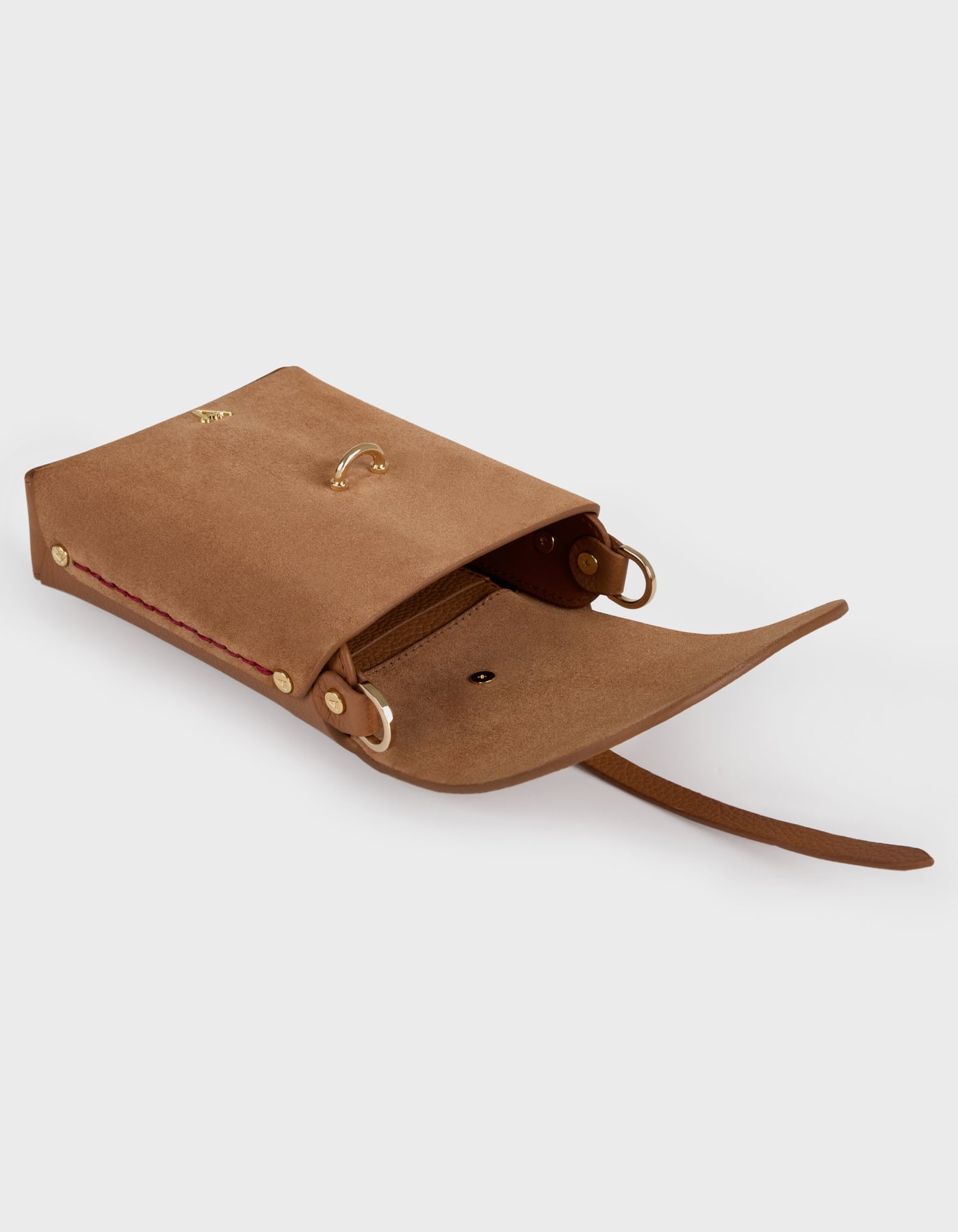 Hiva Atelier | Astrum Shoulder Bag WOOD SUEDE | Beautiful and Versatile Leather Accessories