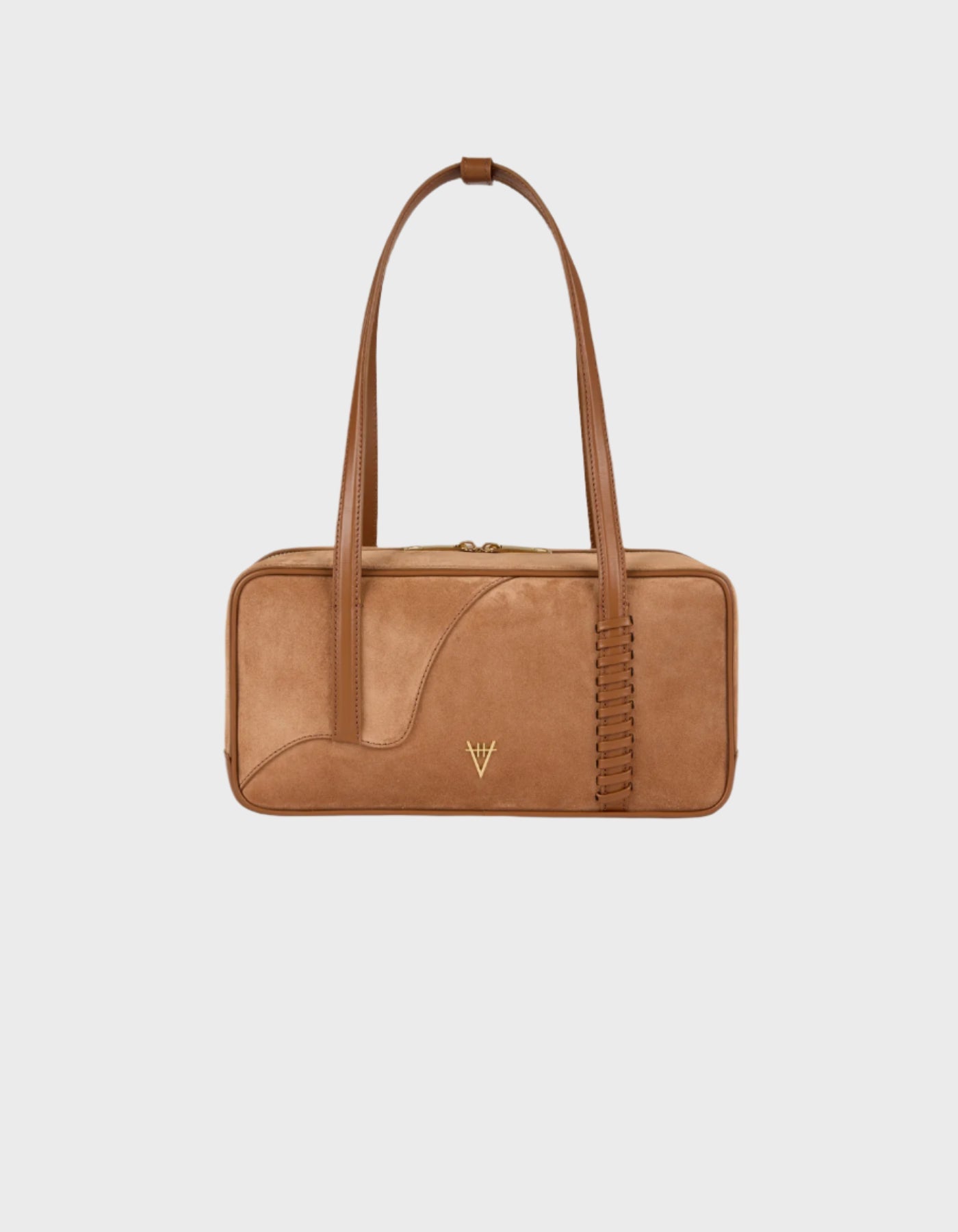 HiVa Atelier | Bowling Tote Bag WOOD SUEDE | Beautiful and Versatile Leather Accessories