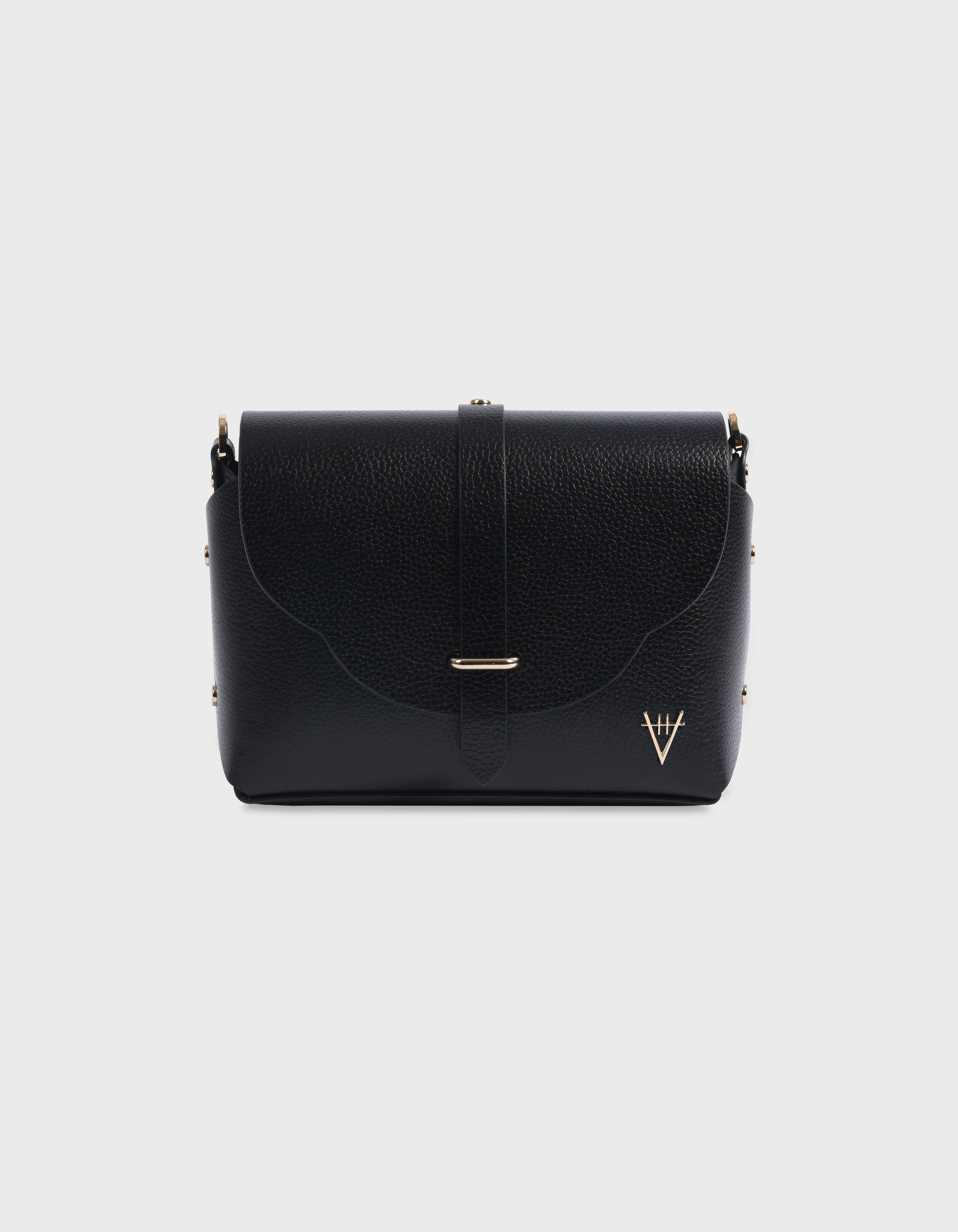 Hiva Atelier | Harmonia Shoulder Bag BLACK | Beautiful and Versatile Leather Accessories
