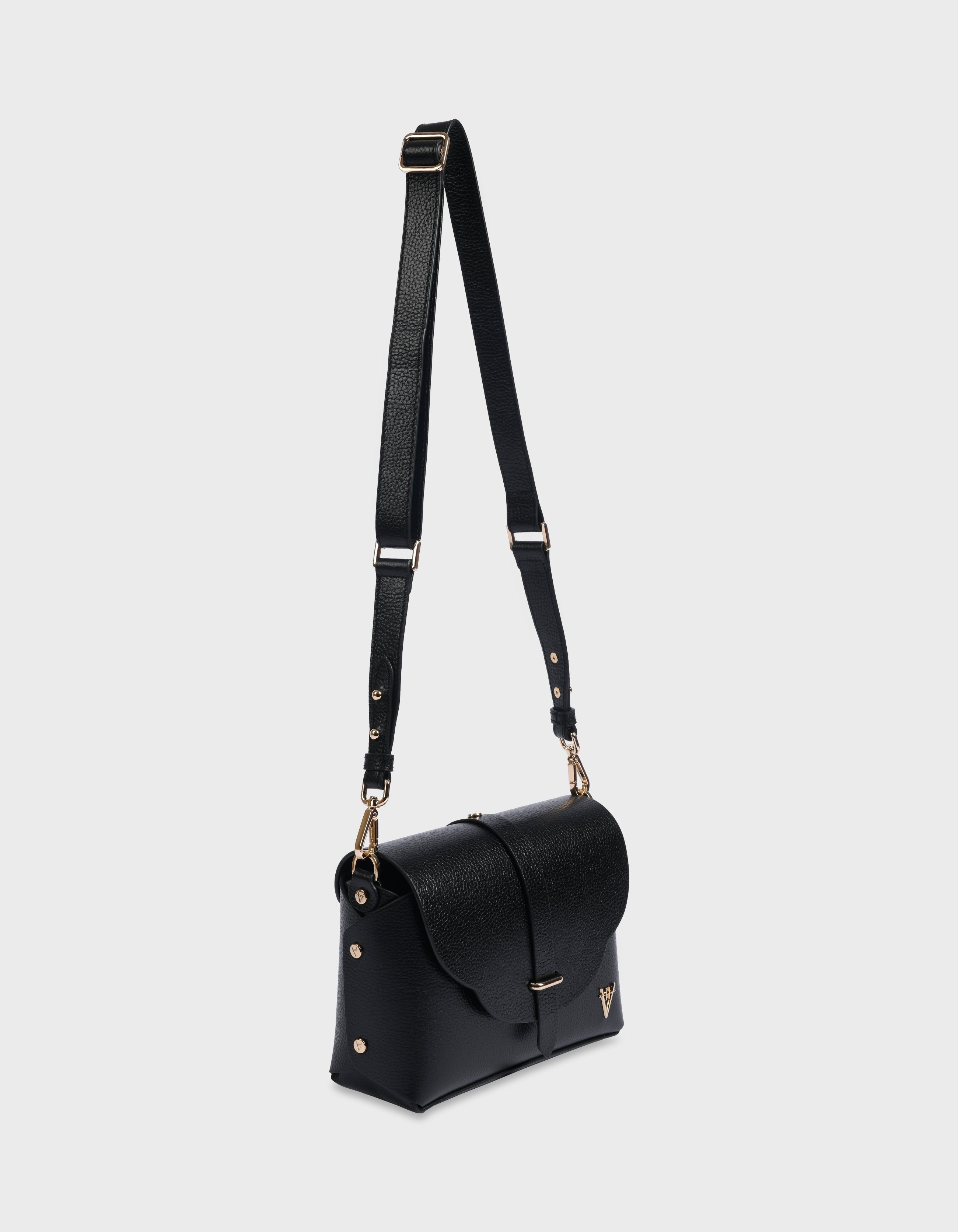 Hiva Atelier | Harmonia Shoulder Bag Black | Her Tarza Uygun Deri Aksesuarlar