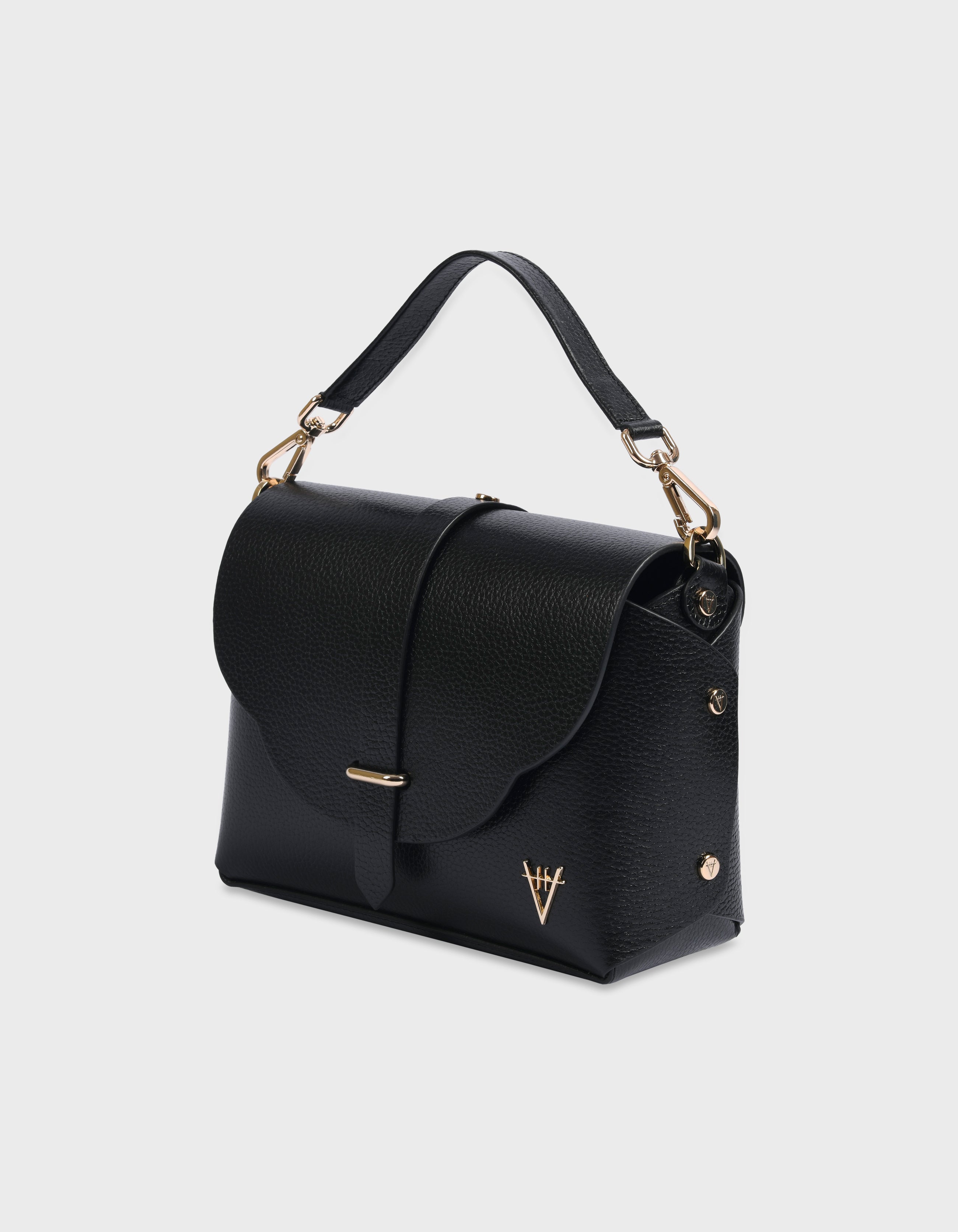 Hiva Atelier | Harmonia Shoulder Bag BLACK | Beautiful and Versatile Leather Accessories