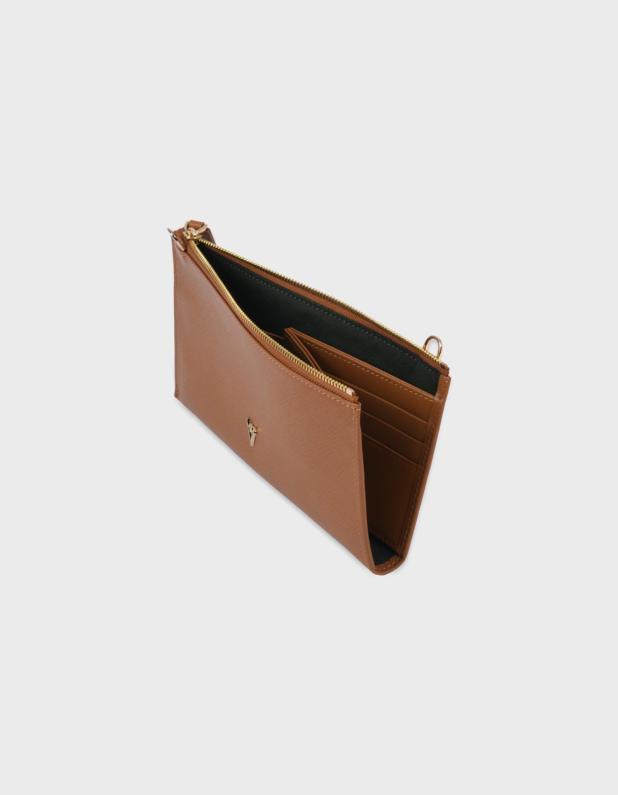 HiVa Atelier | Omnia Clutch Bag Wood | Her Tarza Uygun Deri Aksesuarlar