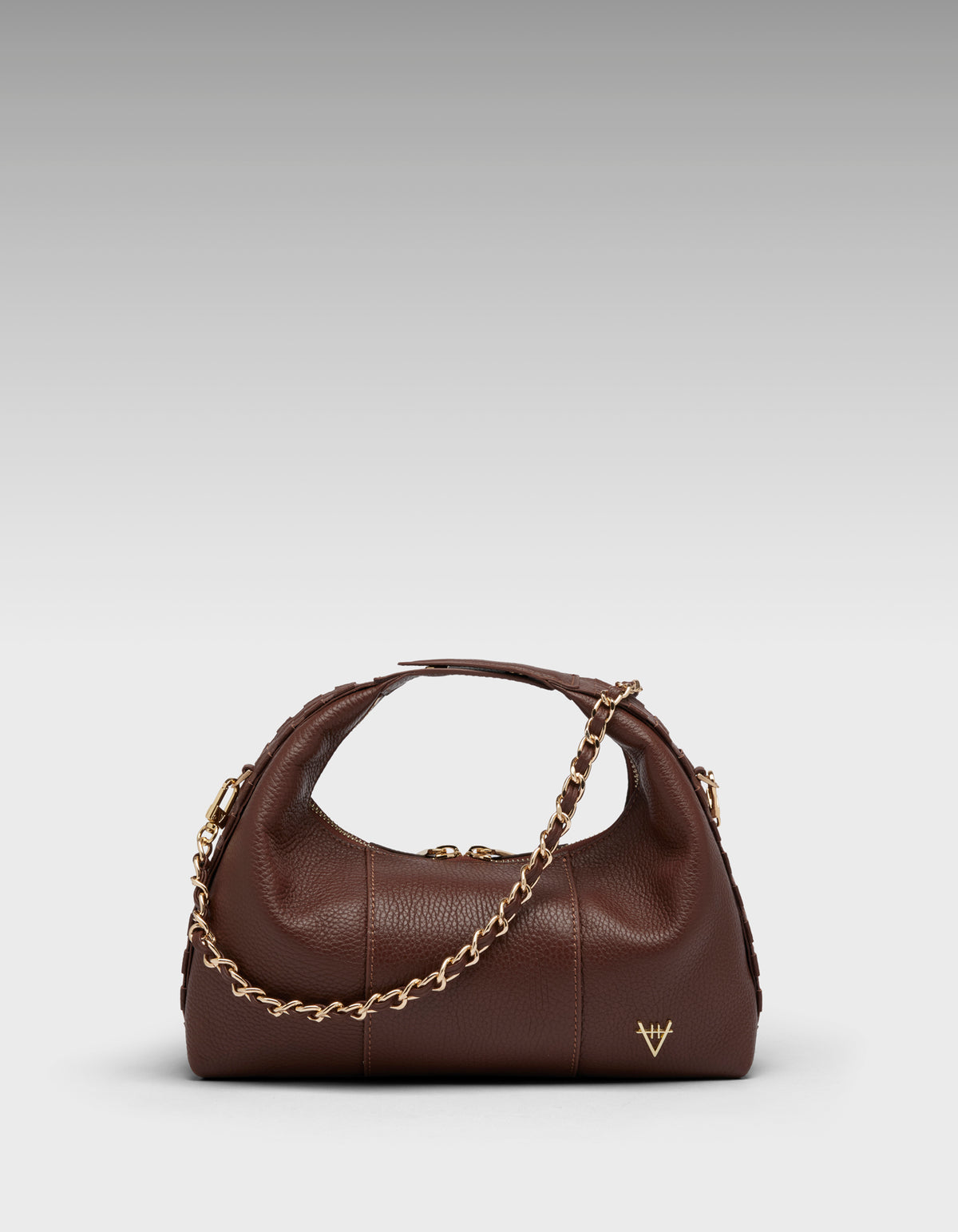 HiVa Atelier | Midi Croissant Bag Cappucino | Beautiful and Versatile Leather Accessories