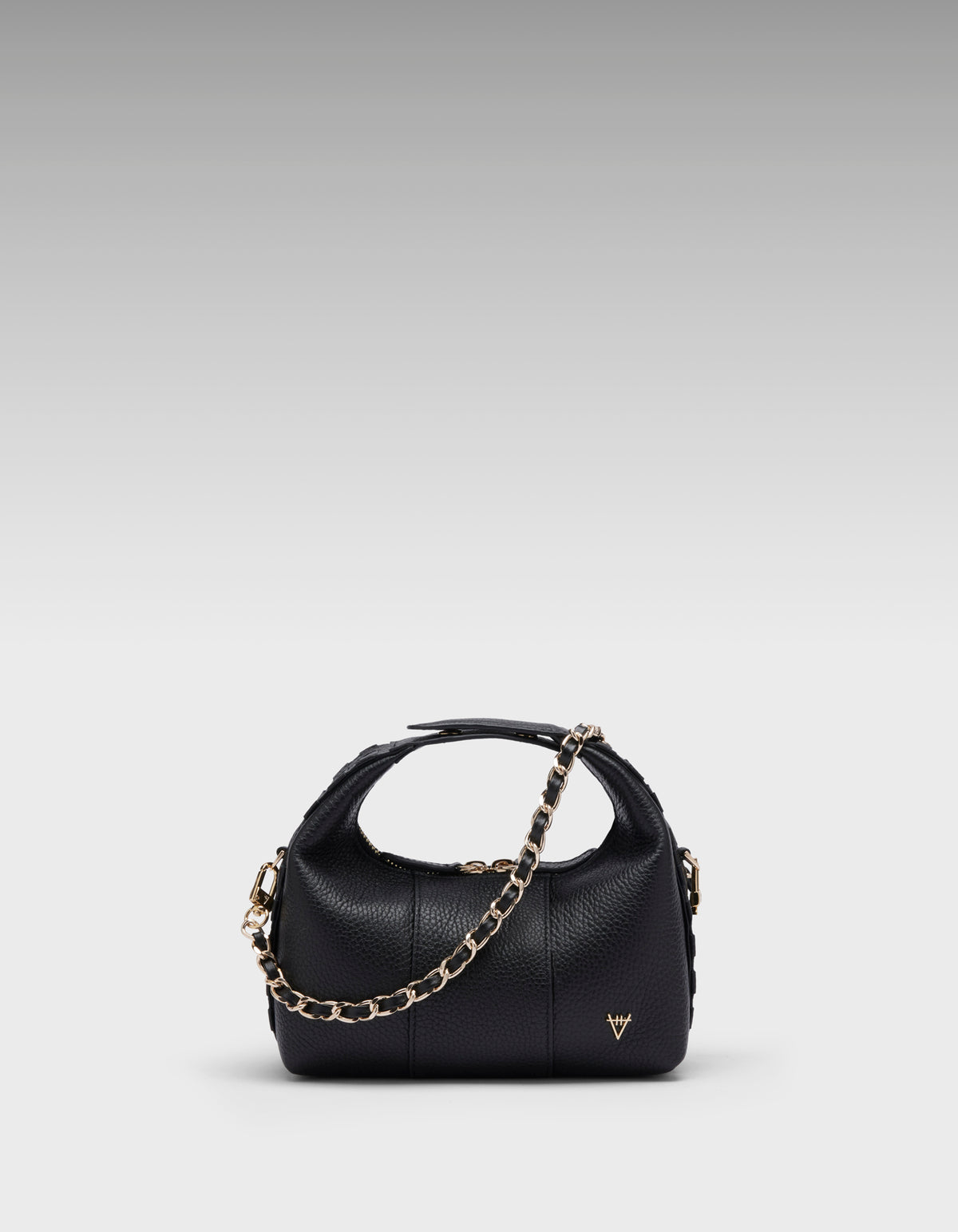 HiVa Atelier | Mini Croissant Black | Beautiful and Versatile Leather Accessories