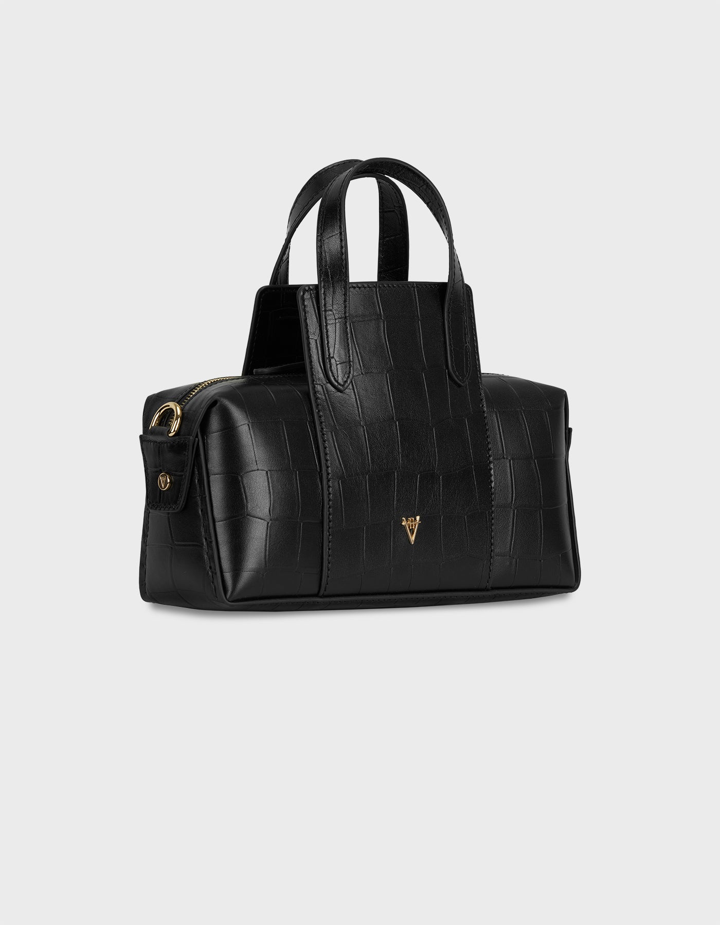 Hiva Atelier | Onsra Cylinder Crossbody Bag BLACK | Beautiful and Versatile Leather Accessories