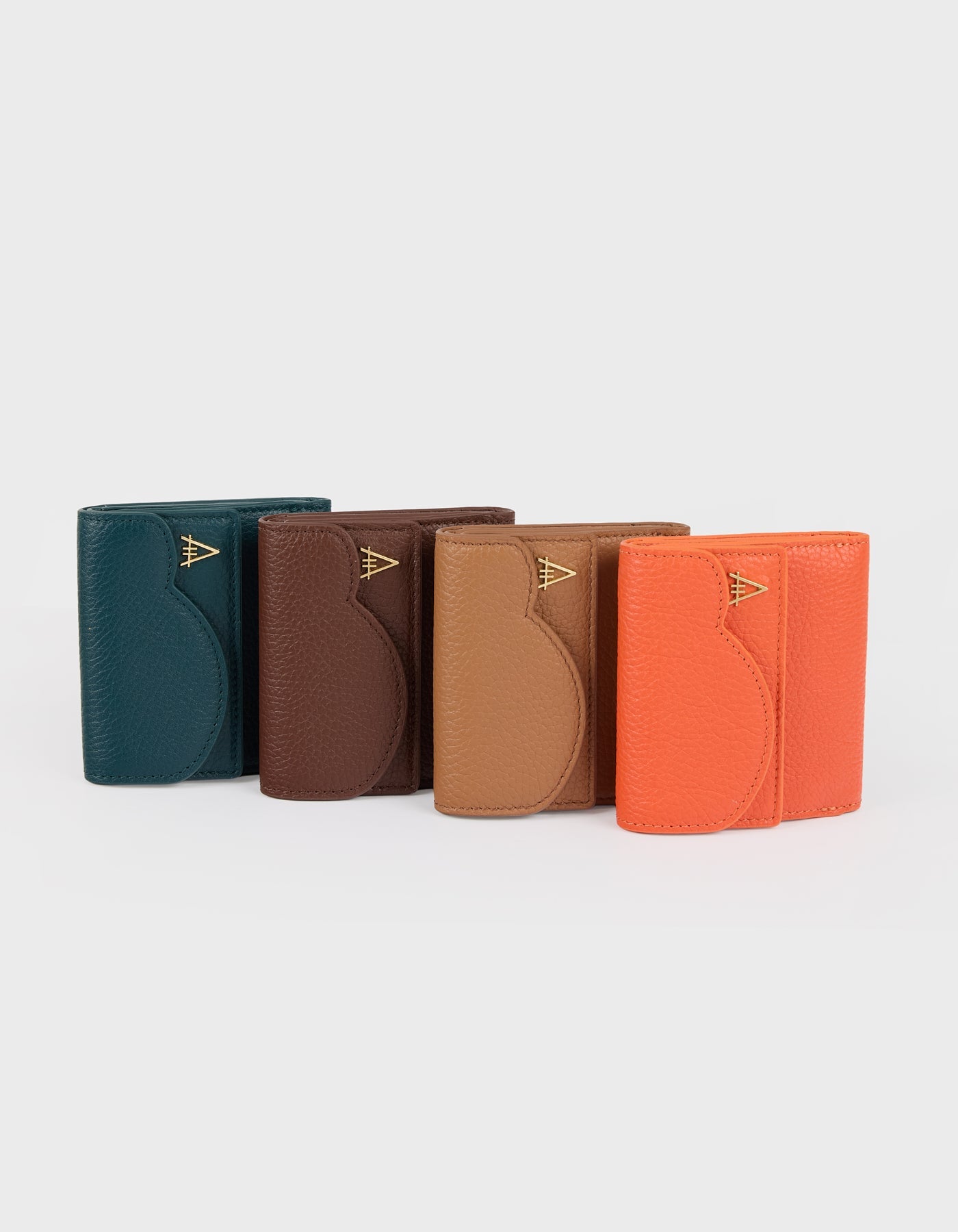 HiVa Atelier | Larus Compact Wallet PETROL BLUE | Beautiful and Versatile Leather Accessories